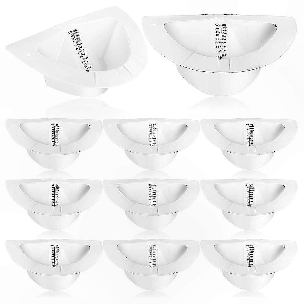 Packung Mit 10 Urinauffangbehältern Für Toiletten, Praktisch Und Hygienisch, Kompatibel Mit Den Meisten Toiletten, Strapazierfähiges Material, Einfach Zu Verwenden.