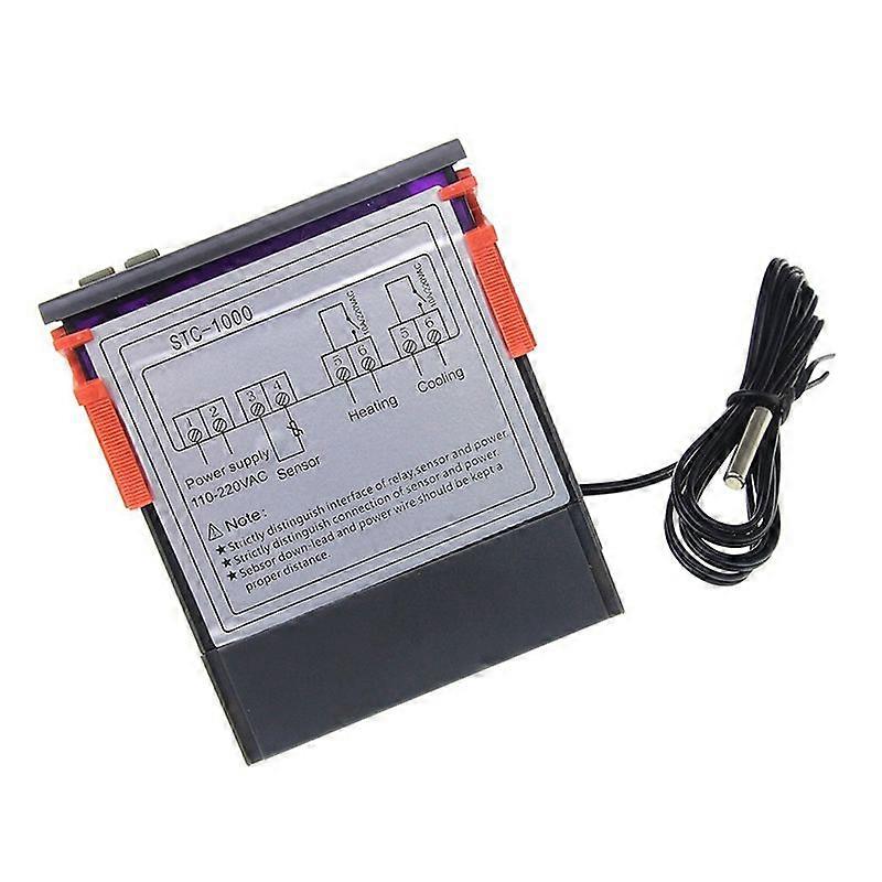 Digitales Led-thermostat -1000 W, Wechselstrom 110–220 V, 10-a-relais