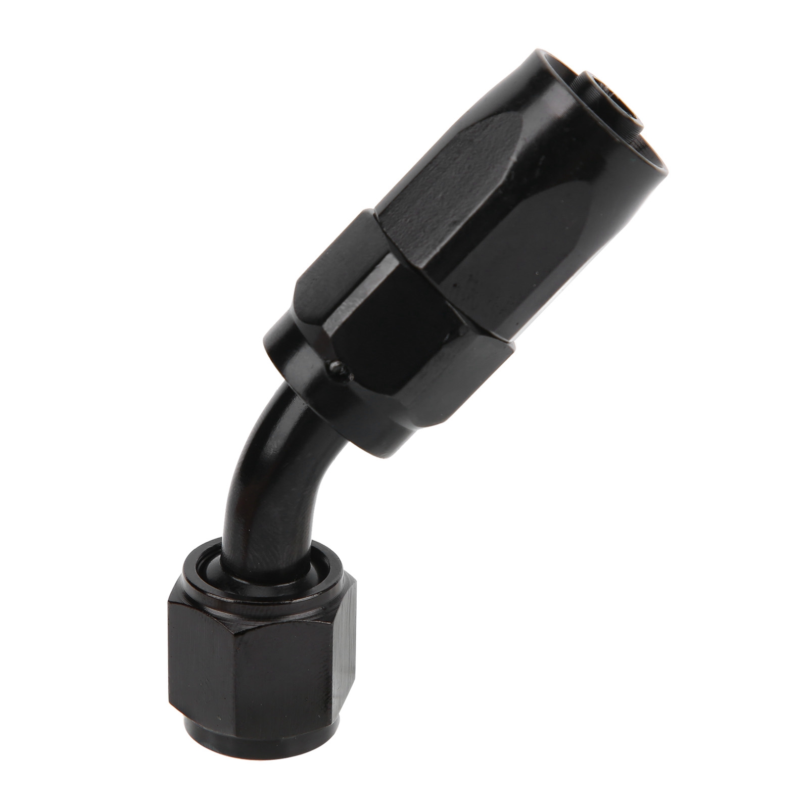 45° Drehbarer An6-aluminium-adapter Für Flüssigkeitsleitungen (öl, Kraftstoff, Gas, Luft, Wasser Und Kühlung)