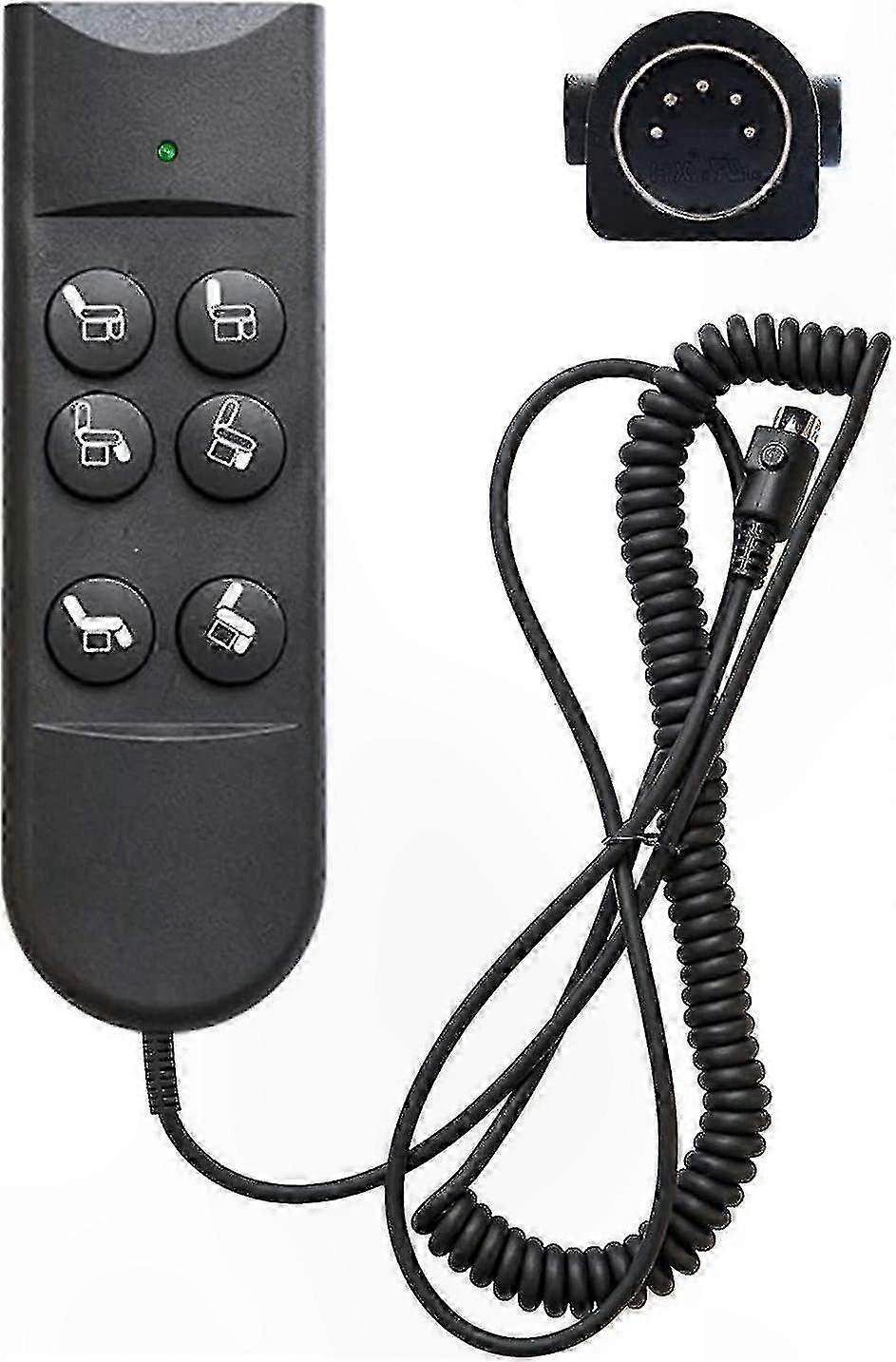 Fernbedienung Mit 6 Tasten Für Aufstehsessel, 5-poliger Stecker Für Elektrische Sofas Und Relaxmöbel
