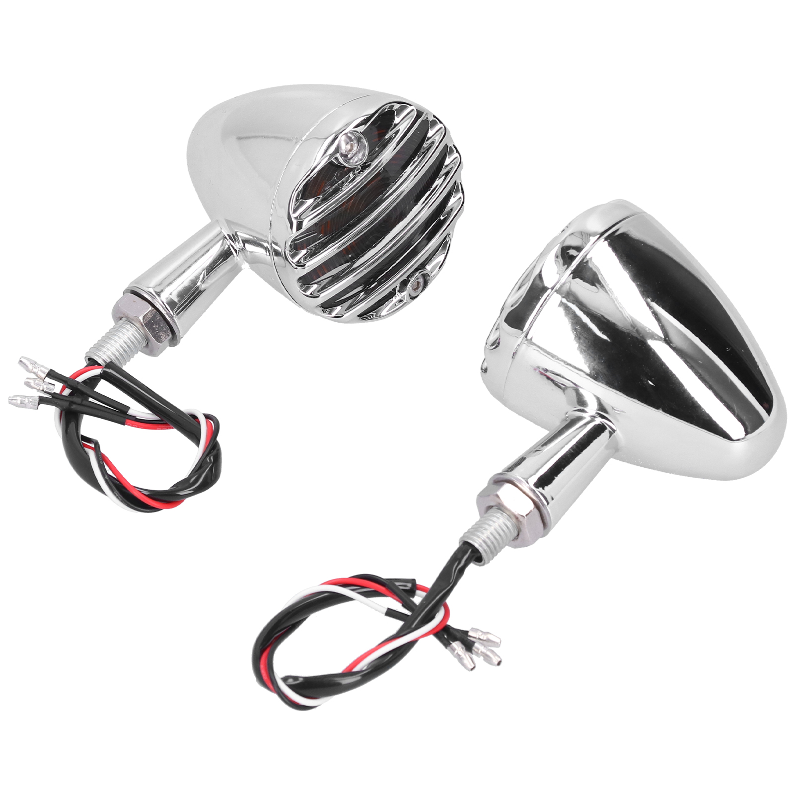 Universelle Chrom-motorradblinker, Retro-blinker Für Custom-motorräder