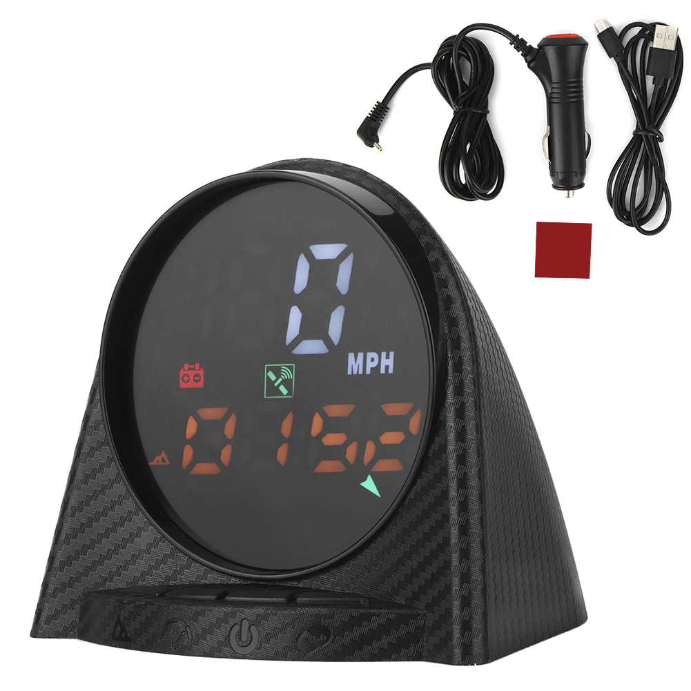 Head-up-display (hud) Mit Gps: Geschwindigkeit, Höhe, Zeit, Kompass, Geschwindigkeitswarnung In Km/h/mph