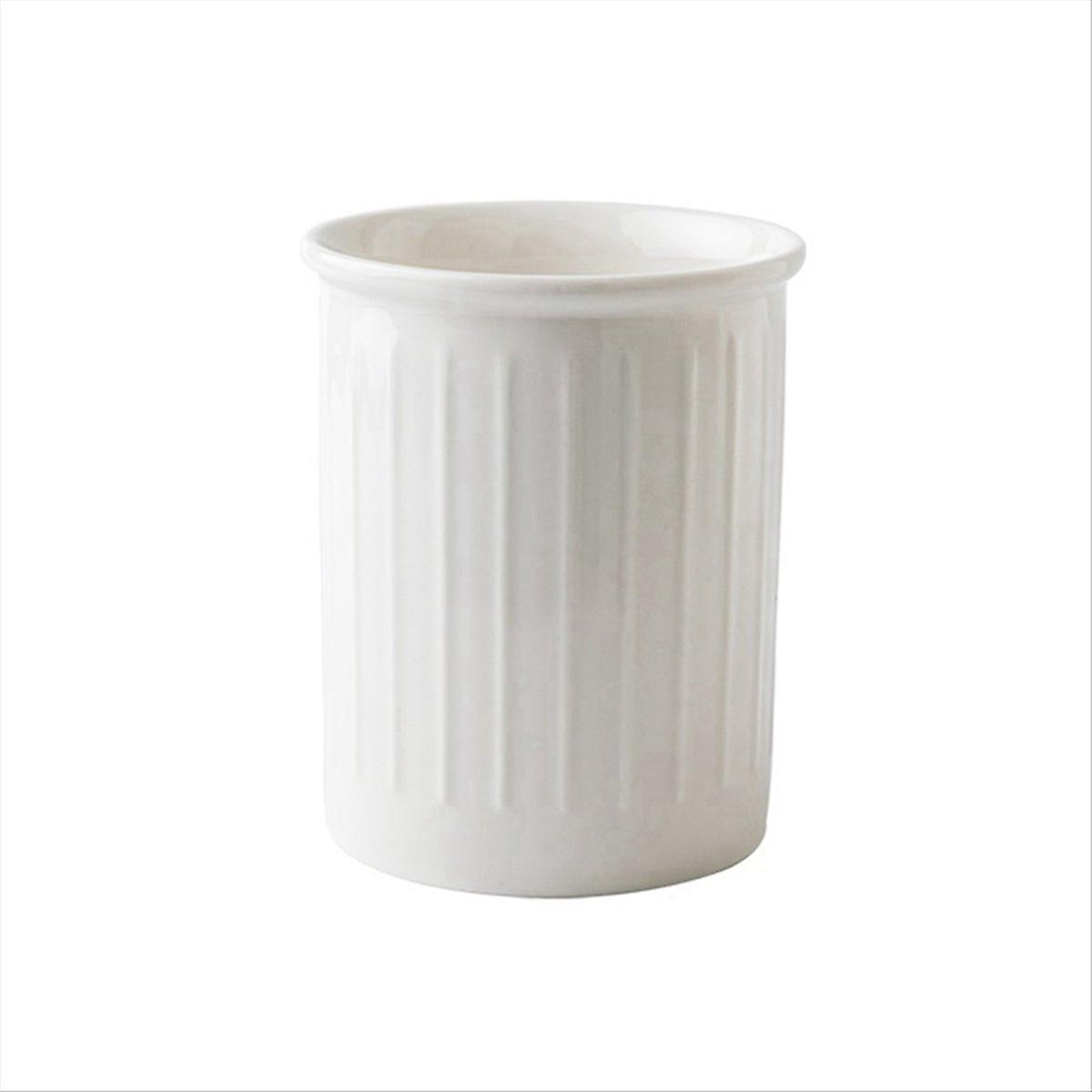 Keramik-bestecktopf, Aufbewahrungstopf Für Löffel Und Gabeln, Innendekoration, Eleganter Behälter Für Küche Und Tisch, Unikat, Handgefertigte Ausführung.