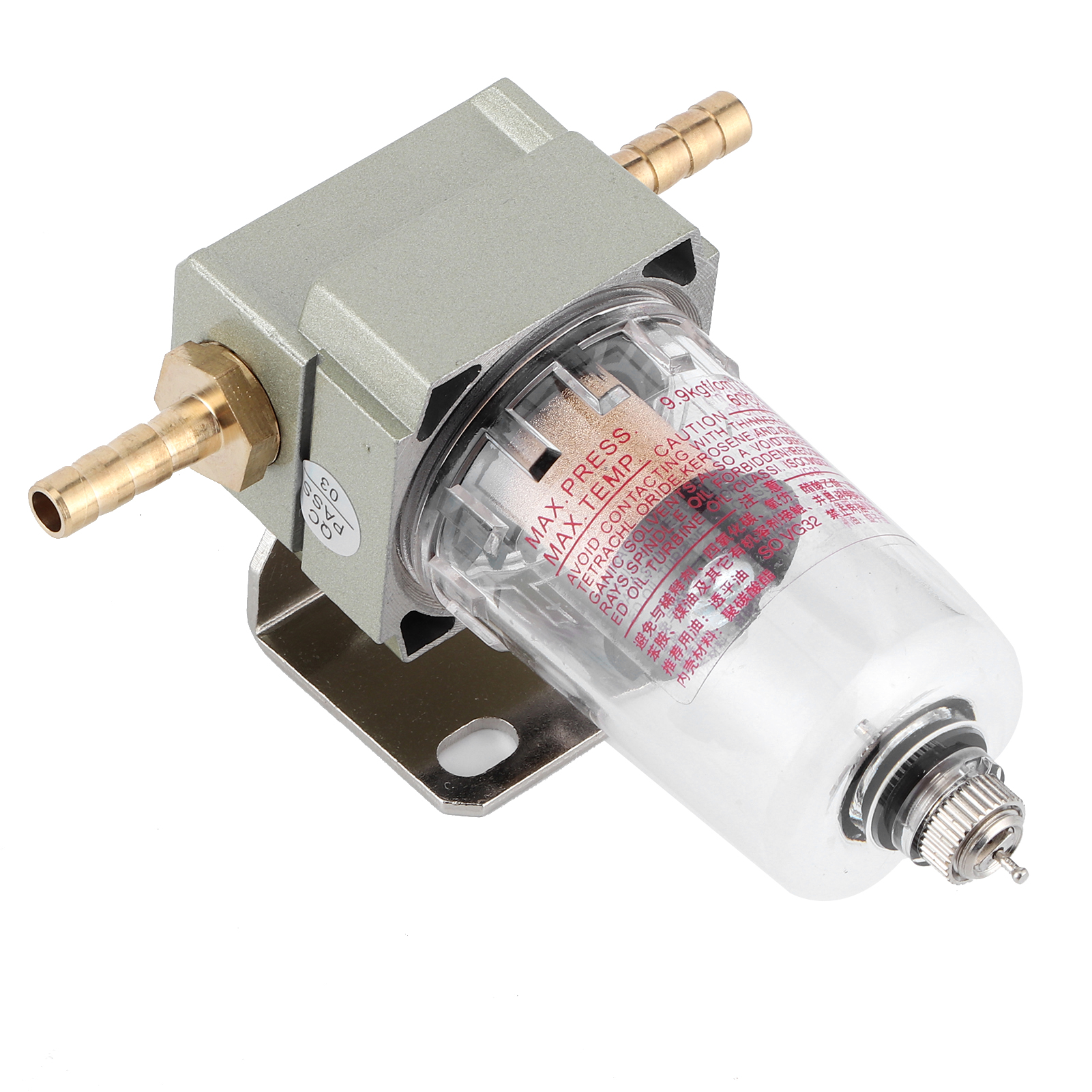 Langlebiger Öl- Und Wasserabscheider Für Druckluft, Universeller Autofilter, 6 Mm / 0,24 Zoll