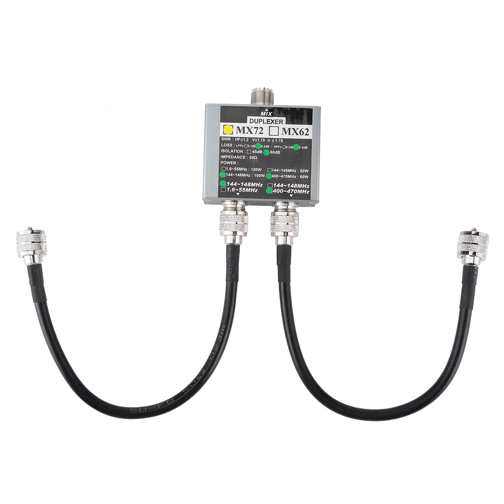 Mx72 Uhf/vhf-duplex-kombinationsantenne Für Den Innenbereich (144–148 Mhz, 400–470 Mhz, Verschiedene Frequenzen)