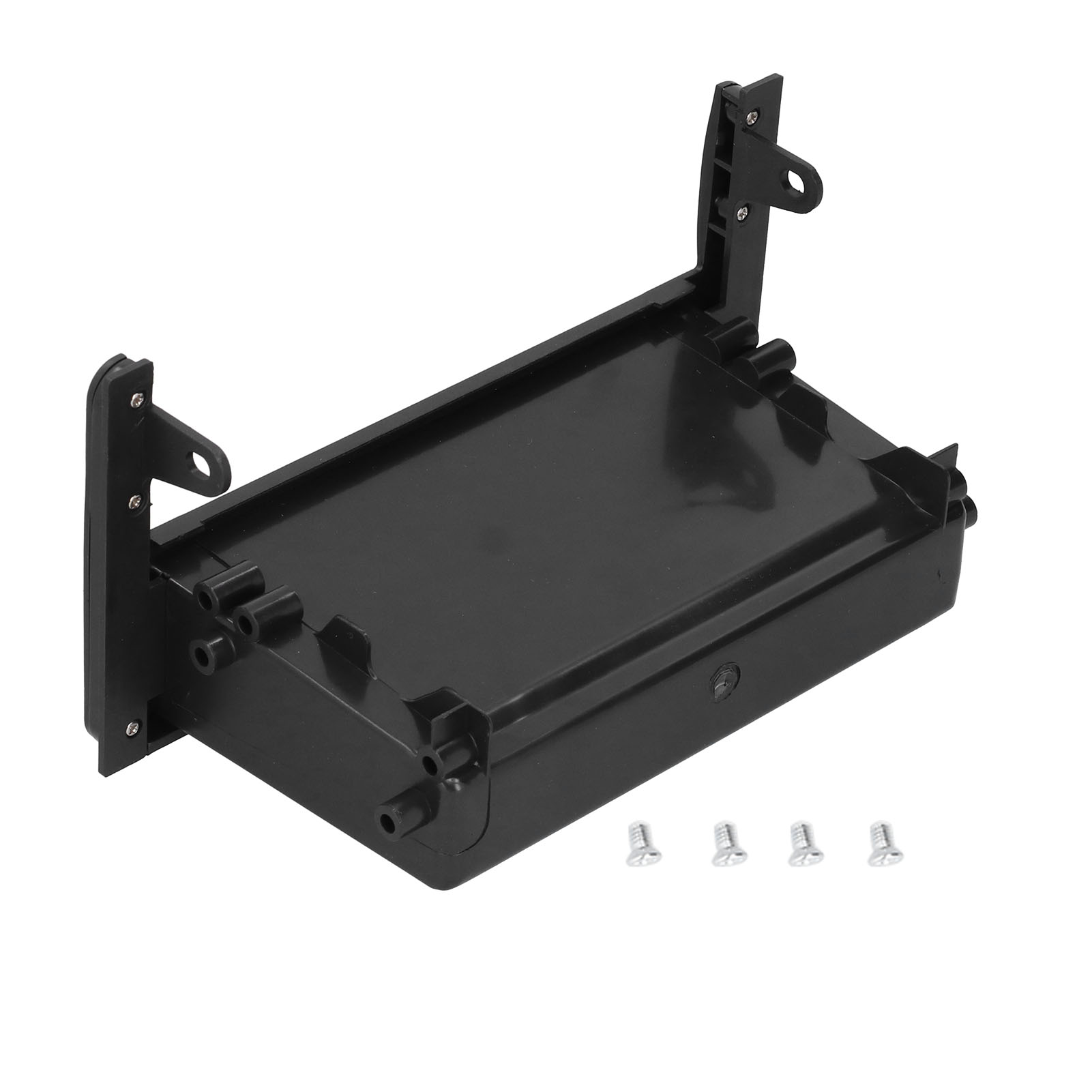 Einbausatz Für Ein Single-din-autoradio Mit Frontblende Und Aufbewahrungsbox