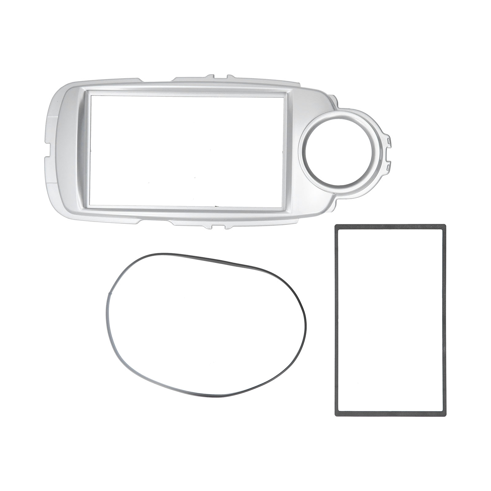 2-din-radioblende Für Autoradio Mit Gps/dvd-player, Passend Für Yaris Xp130/vitz 2011-2014