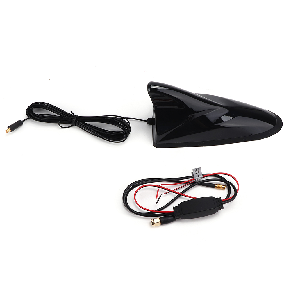 Universelle 12v Am/fm-radioantenne In Haifischflossenform Für Das Autodach Mit Sma-stecker