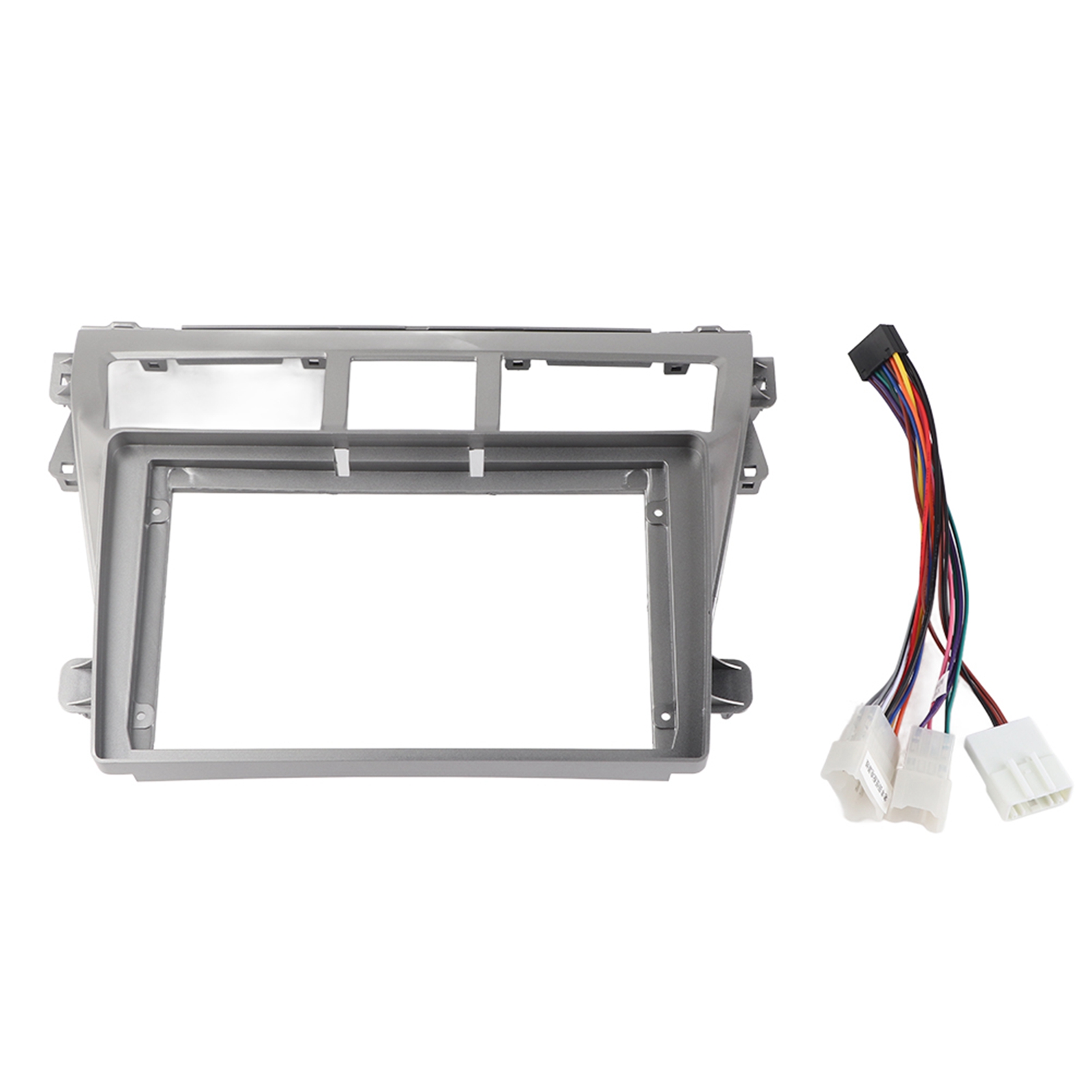 9-zoll-2-din-autoradio-einbaurahmen Mit Stromkabel, Passend Für Toyota Vios 2007-2012