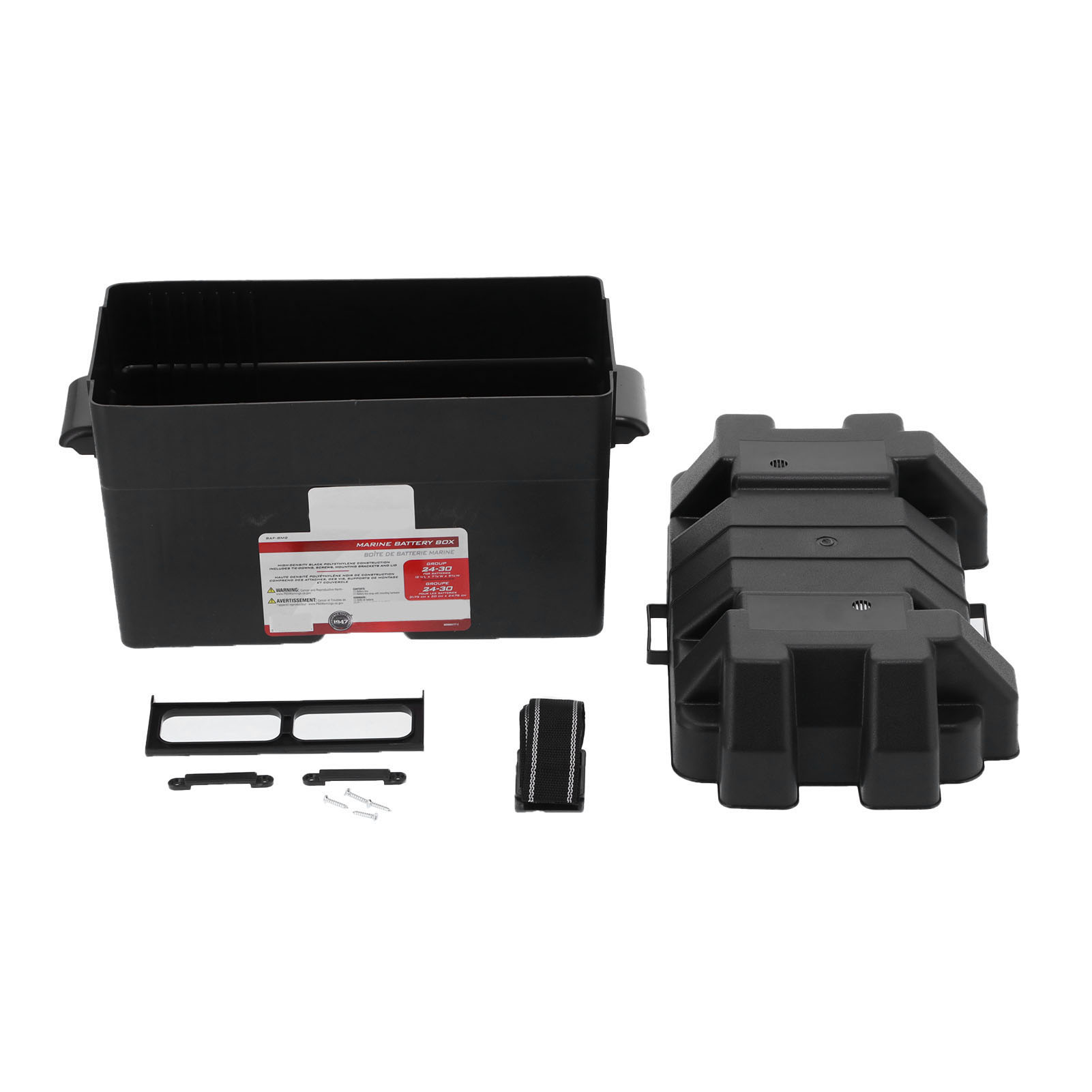 Power Guard Universal-batterieaufbewahrungsbox Mit Gurt, Großes Fassungsvermögen, Für Auto, Lkw, Boot, Anhänger, Wohnmobil