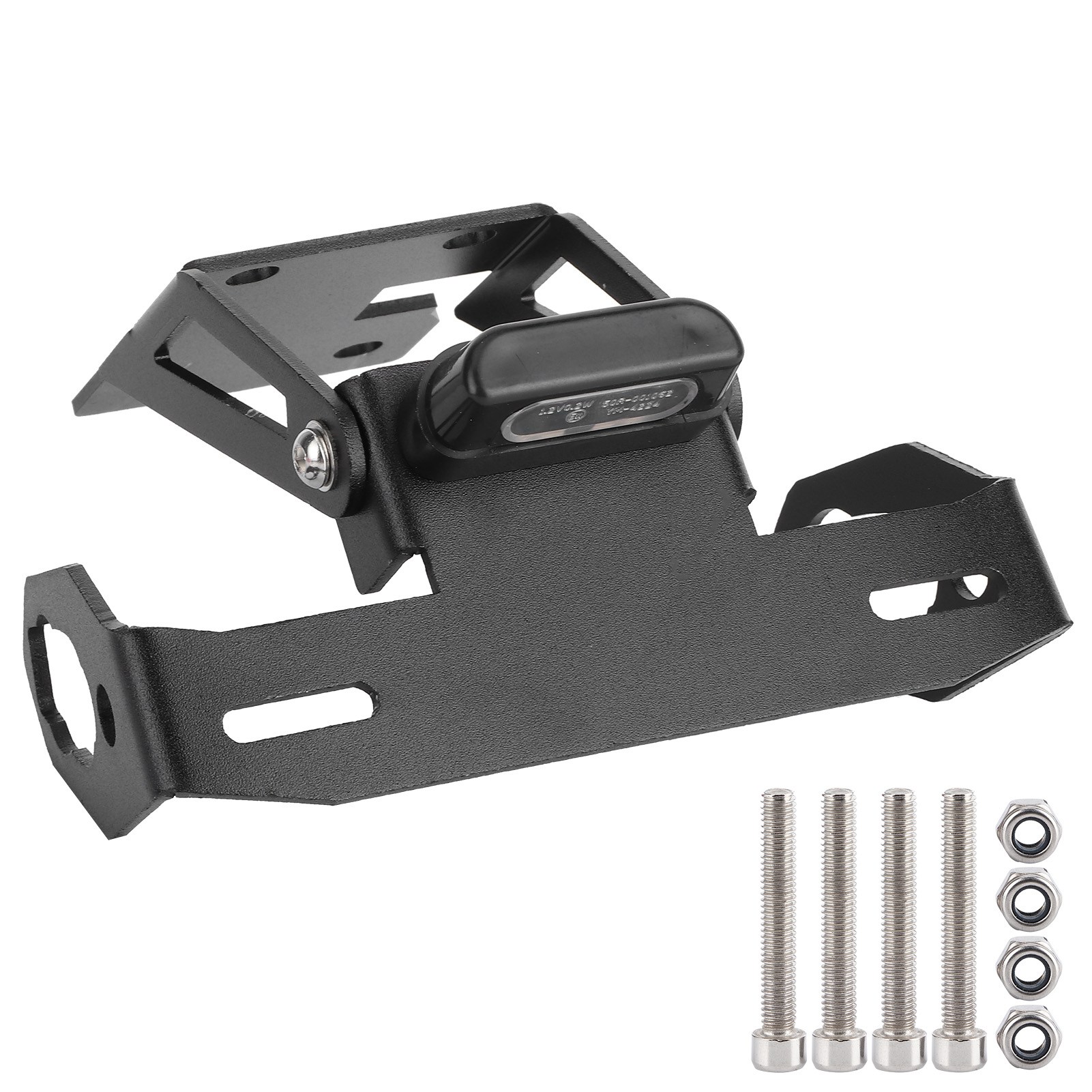 Kennzeichenhalterung Mit Led-beleuchtung, Kennzeichenhalter-eliminator, Kompatibel Mit Kawasaki Z 650 / Ninja 650 2017-2018