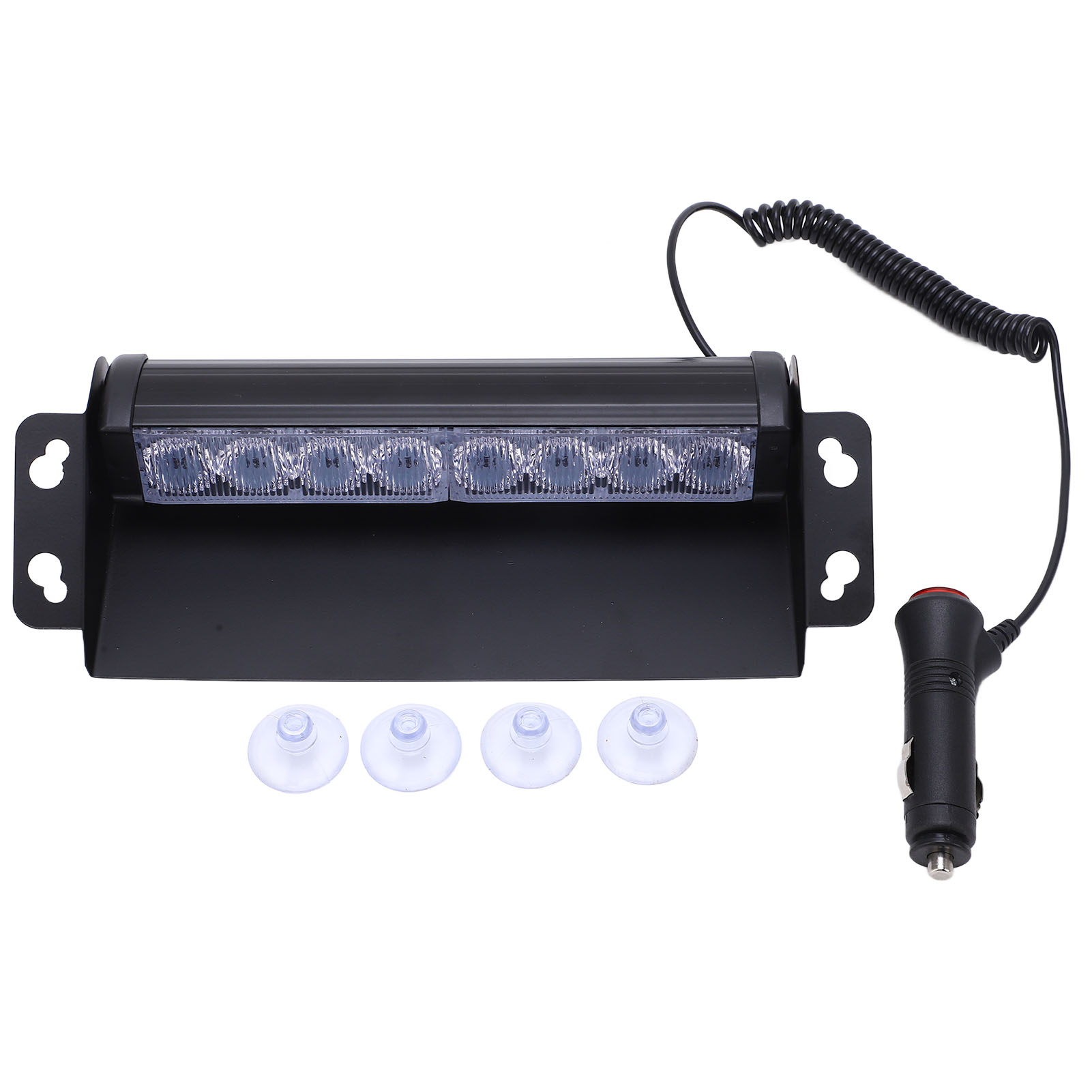 Rundum-led-warnleuchte Für Autos, Blinkendes Warnlicht, Rot/blau, Ultrahell 6000k, Universell