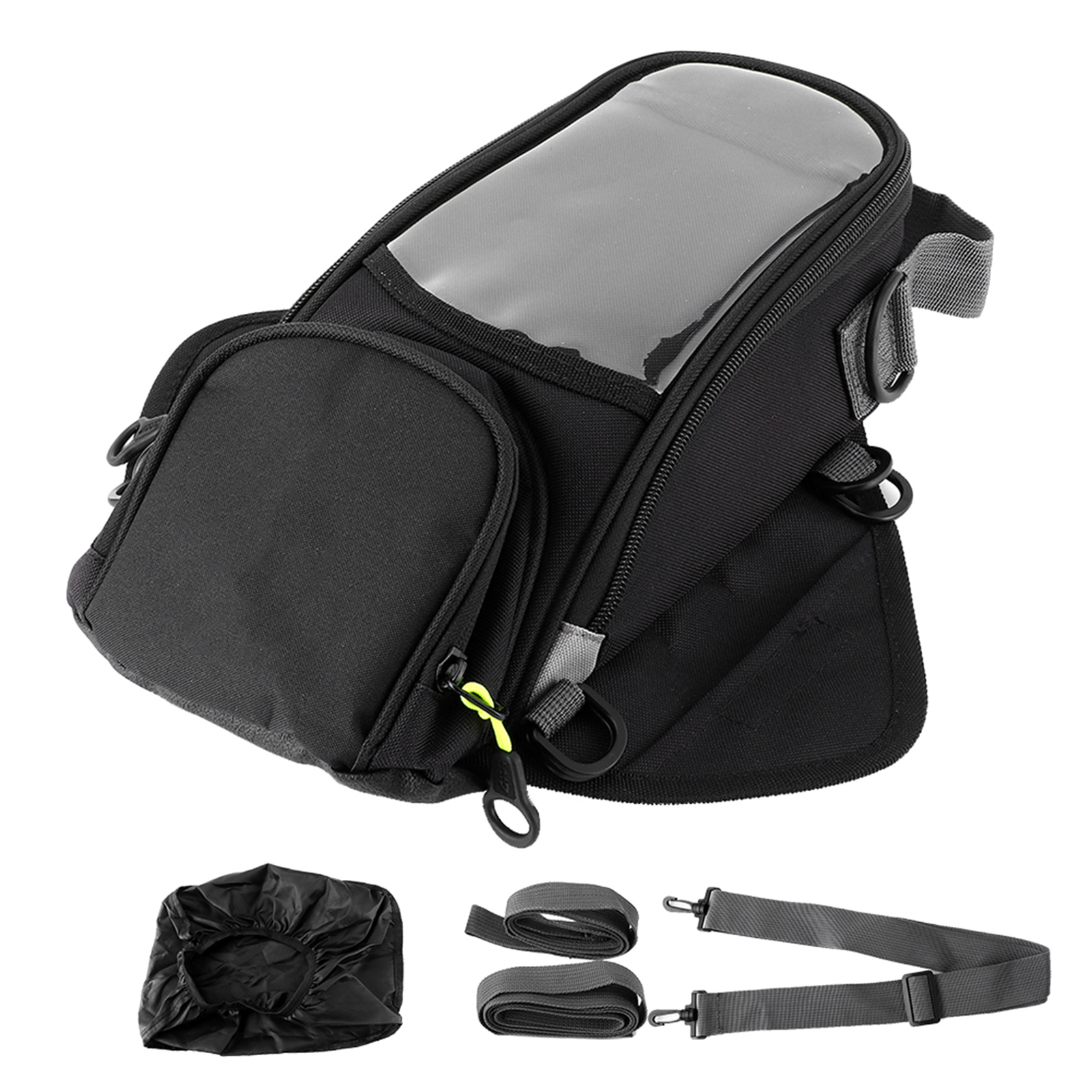 Magnetische Motorrad-tanktasche Mit Wasserdichter Gps-/handytasche, Wasserdichtes Motorradgepäck