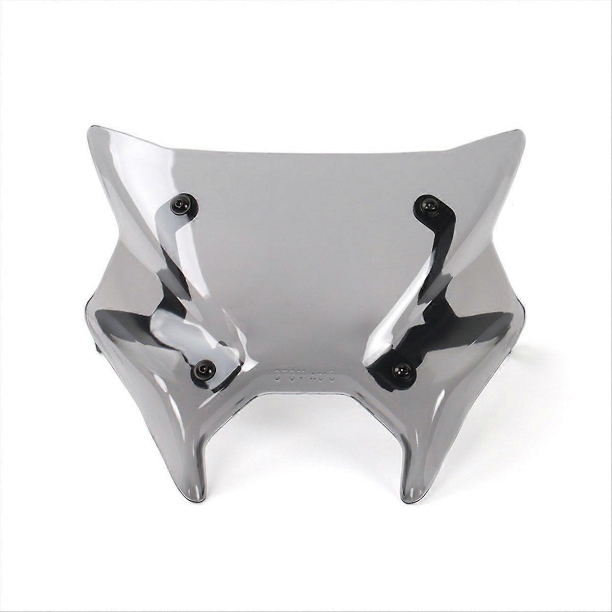 Rauchgrauer Motorrad-windschutzscheiben-windabweiser, Aerodynamischer Schutz, Getönte Windschutzscheibe, Universelles Verkleidungszubehör, Widerstandsfähiges Glas, Einfache Montage, Hochwertiges Ersat