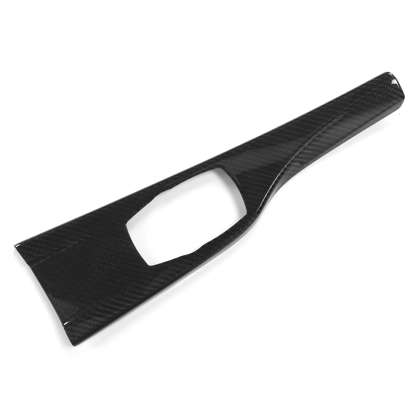 Multimedia-blende Aus Kohlefaser Für Die Mittelkonsole, Kompatibel Mit Bmw 3er Und 4er F30, F31, F35, F34, F33, F36 (2013–2019), Rechtslenker (rhd).
