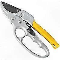 Ergonomische Ratschen-gartenschere Mit Weichem Griff, Ideal Zum Schneiden Von Stängeln Und Ästen, Ein Praktisches Werkzeug Für Den Rückschnitt Und Die Pflanzenpflege.