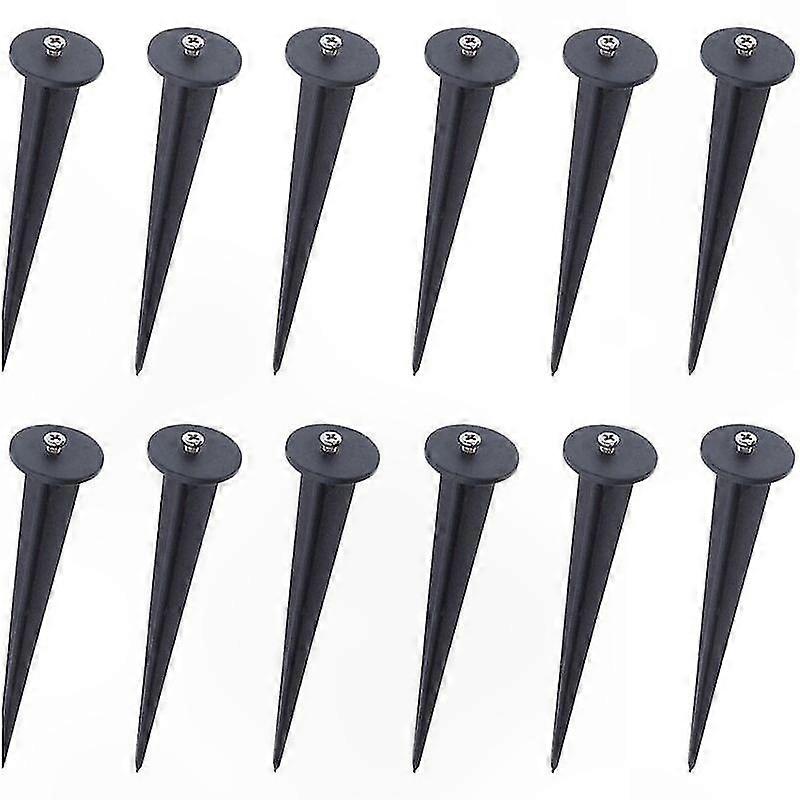 Packung Mit 12 Led-flutlichtstrahlern Mit Befestigungsspießen, 16035 Mm
