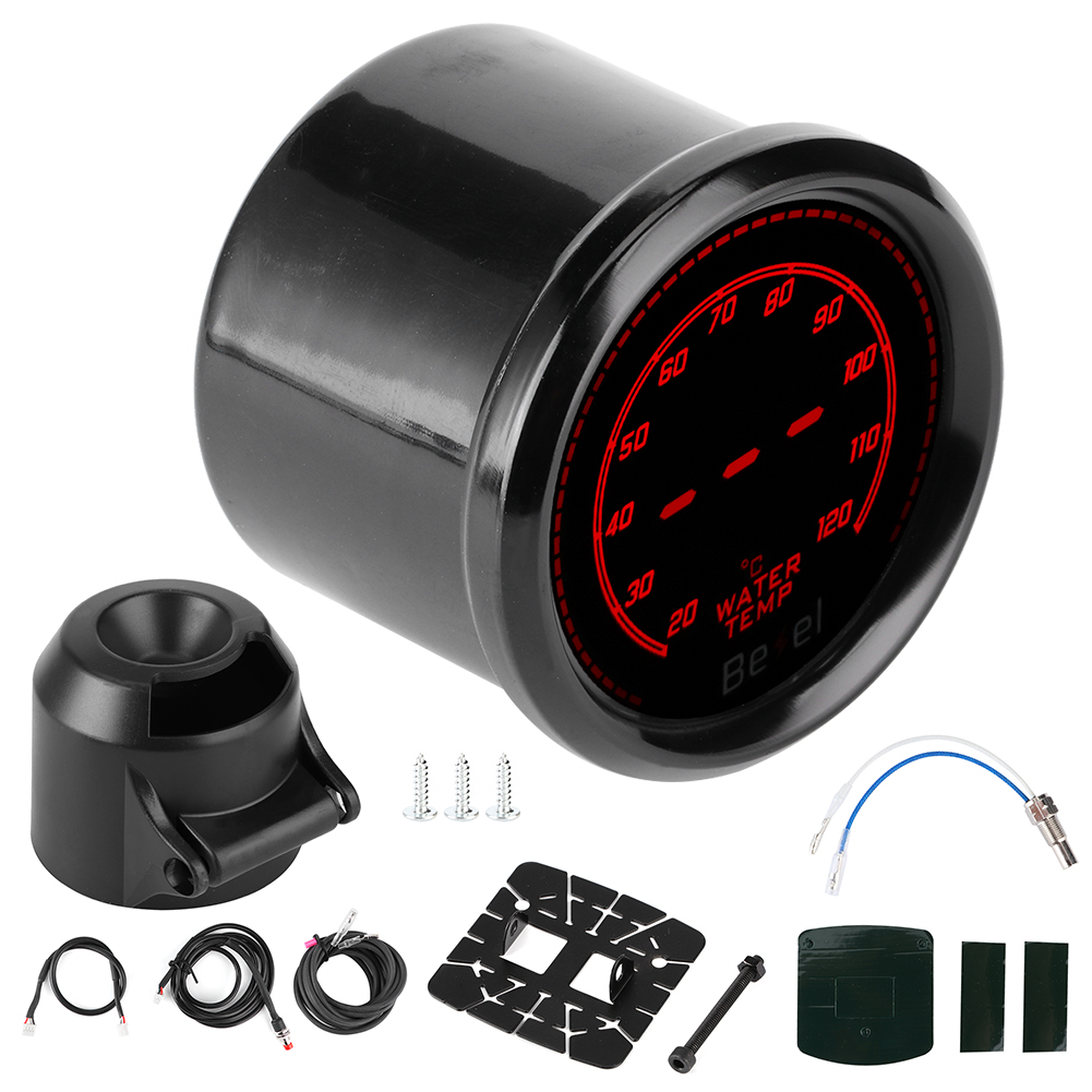 2-zoll/52-mm-led-wassertemperaturanzeige Für Das Armaturenbrett – Kfz-instrumentenzubehör