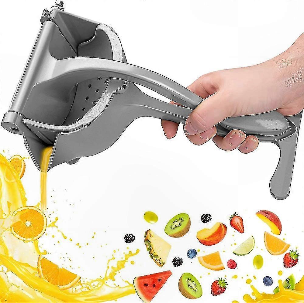 Silberne Manuelle Zitruspresse, Premium-zitronensaftpresse Für Frische Fruchtgetränke