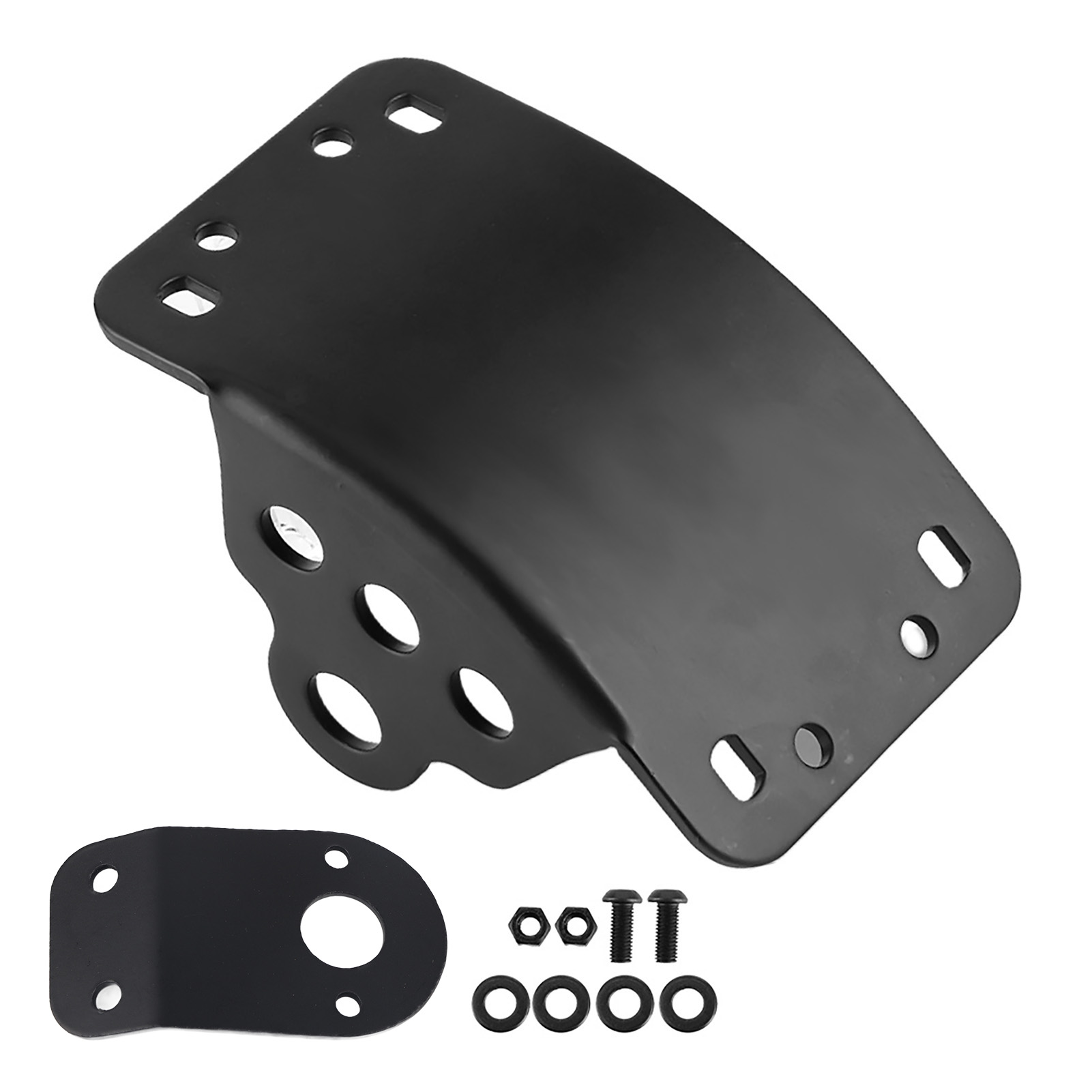 Seitliche Halterung Für Kennzeichen Und Rücklicht, Set Kompatibel Mit Cruiser/bobber/chopper-motorrädern Mit 19-mm-achsen