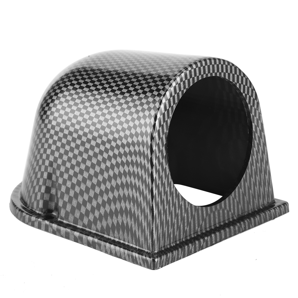 52 Mm Instrumententafel-zierblende Im Carbonfaser-stil Mit Einzellochbefestigung Für Das Armaturenbrett (auto)