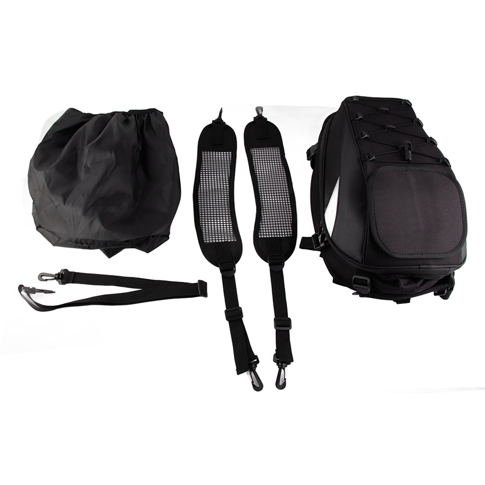 Wasserdichte Mehrzweck-motorradtasche, Rucksack, Helmhalterung, Gepäck, Heck-/satteltasche