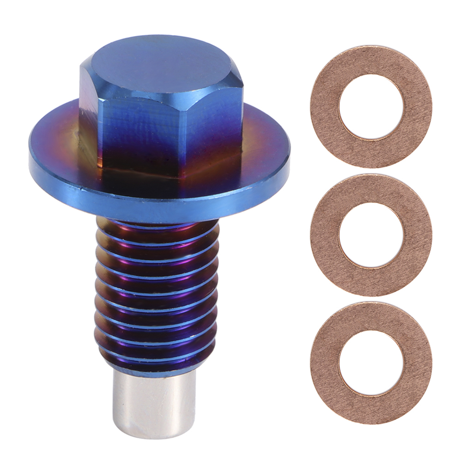 Magnetischer Ölablassstopfen Aus Aluminiumlegierung, M12x1,75-adapter Für Ölwanne