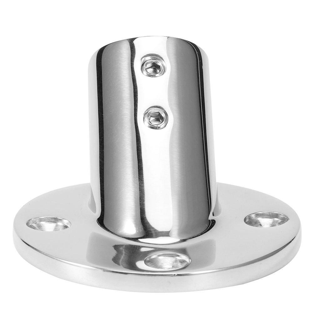 Rundrohr-handlaufverbinder Mit 45°-winkel, Sockel Aus Edelstahl 316 Für Bootshandläufe, 25 Mm Durchmesser