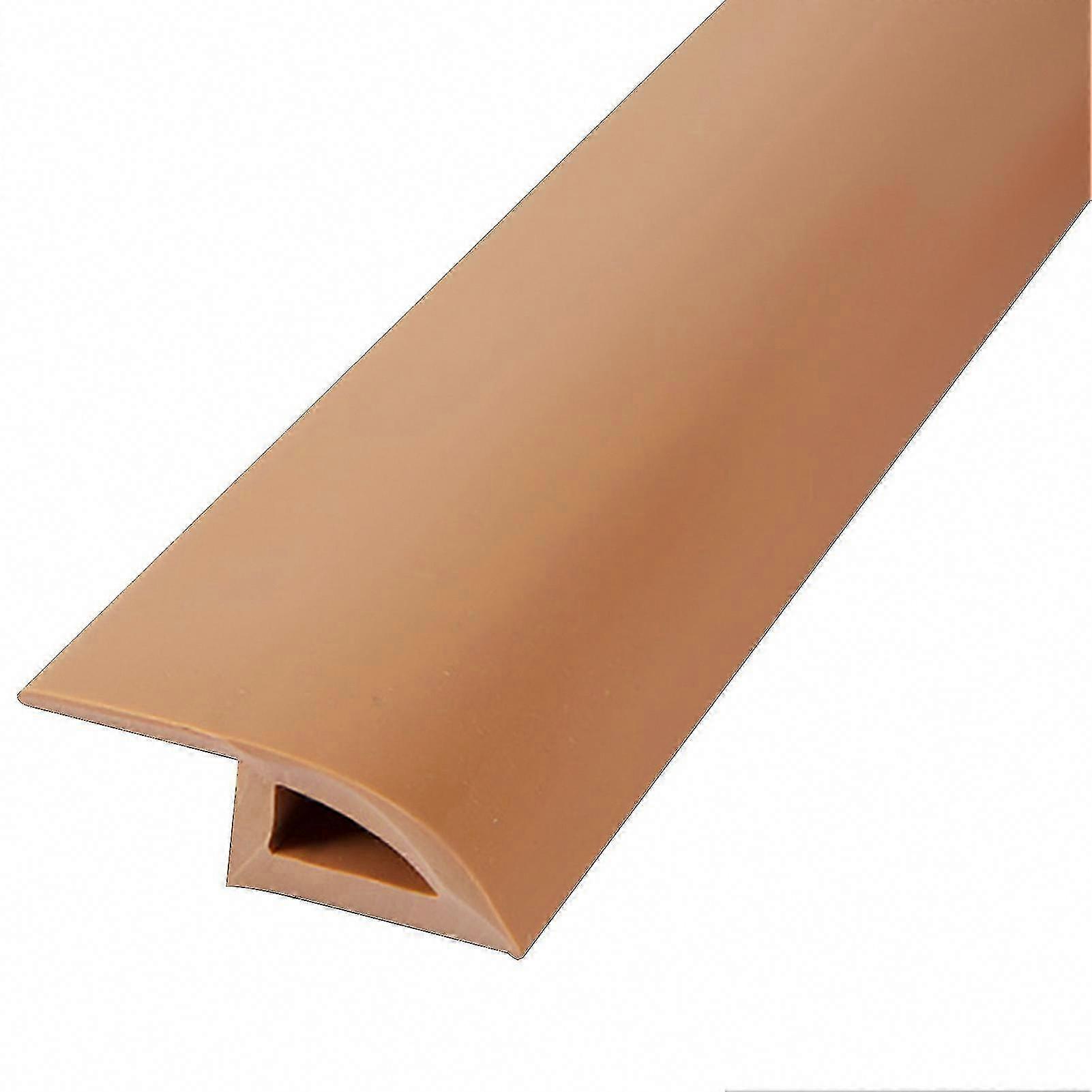 Universelle, Rutschfeste Türschwelle Aus Wasserdichtem Pvc, 10/15 Mm Breite Übergangsleiste, Selbstklebend Und Zuschneidbar, Abriebfest, Für Den Übergang Von Teppich Zu Fliesen.