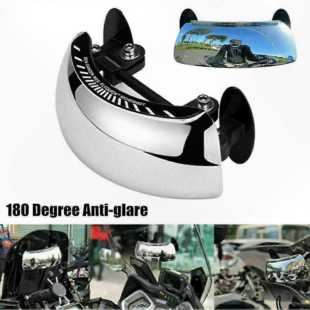 180°-weitwinkel-motorradspiegel, Anti-totwinkel, Erweitertes Panorama-sichtfeld, Weitwinkelspiegel Für Motorräder, Erhöhte Sicherheit