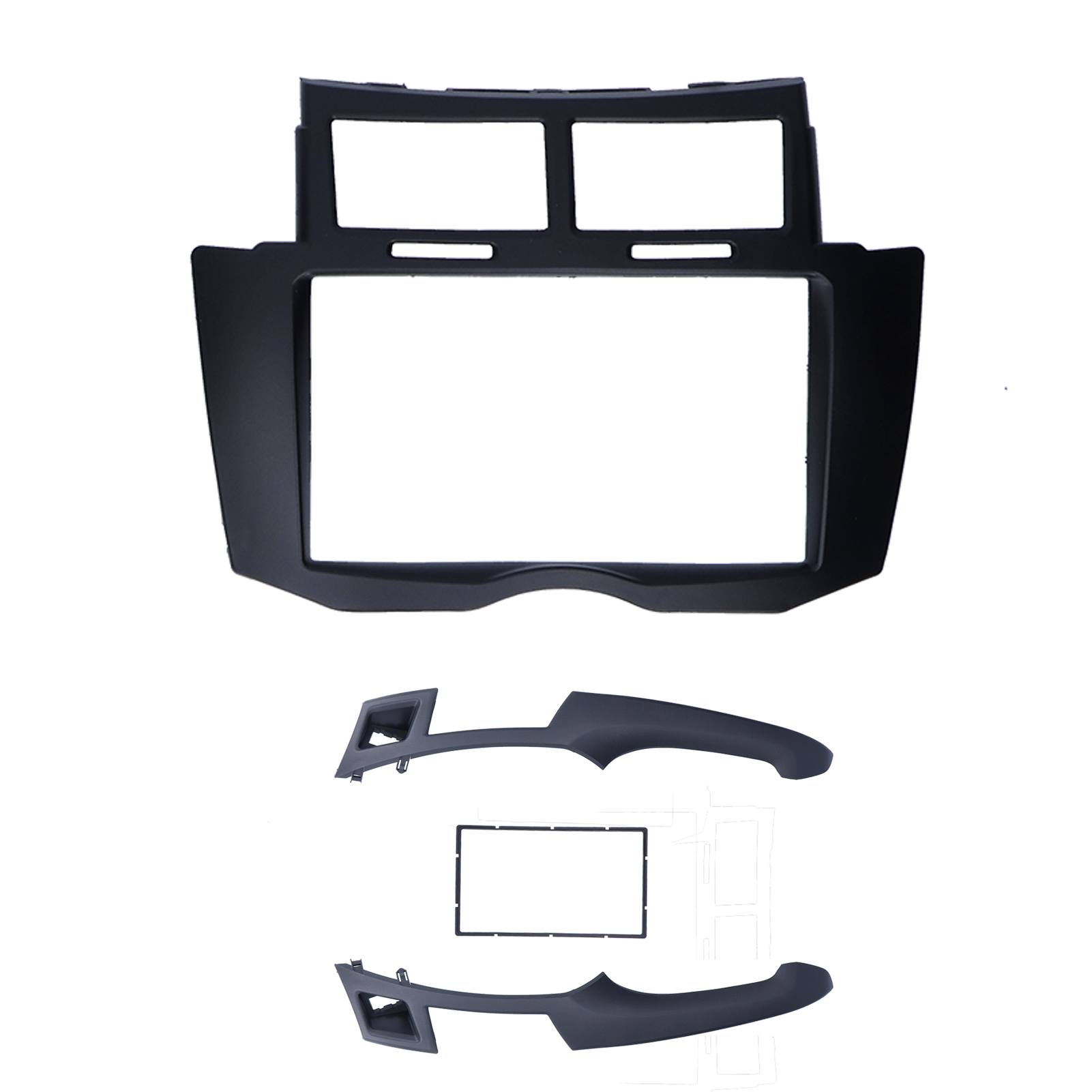 2-din-autoradio-einbaurahmen Mit Gps-navigation Für Yaris/vitz/platz 2005-2011