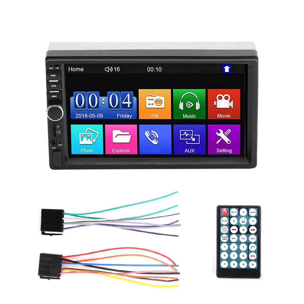 Universelles 7-zoll-autoradio Mit Mp5-multimedia-player, Tf-kartensteckplatz Und Fm-radio