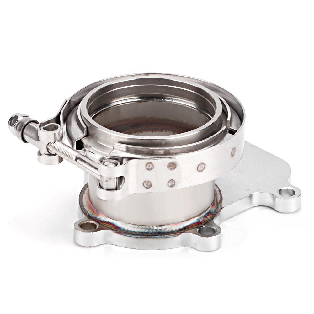 Turboladerflansch Aus Edelstahl Für Holset Wh1c Hx35 Hx35w, Downpipe-adapter Auf 3-zoll-v-klemme