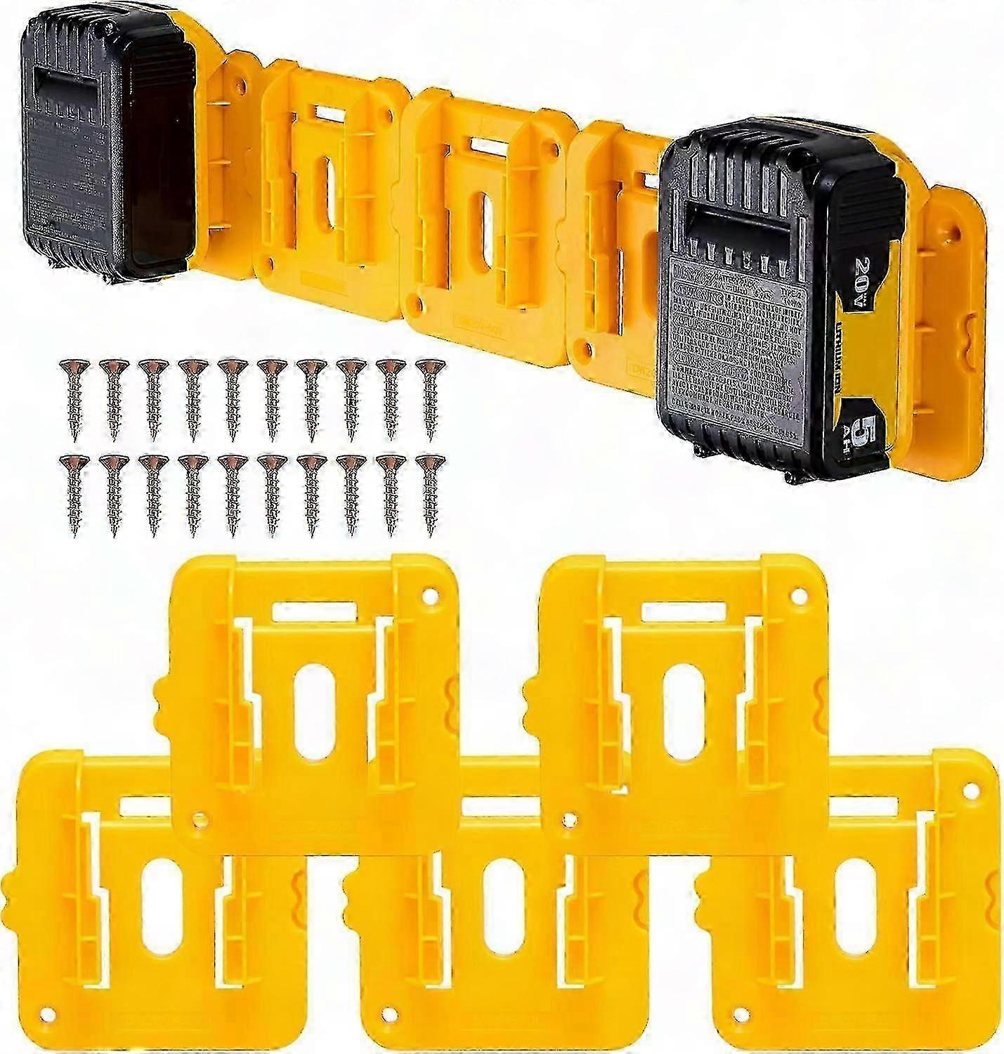 Halterung Für 10 Akkus Für Dewalt 20v/60v, Kompatibel Mit Dcb200, Dcb203, Dcb205 Und Dcb206, 10er-pack