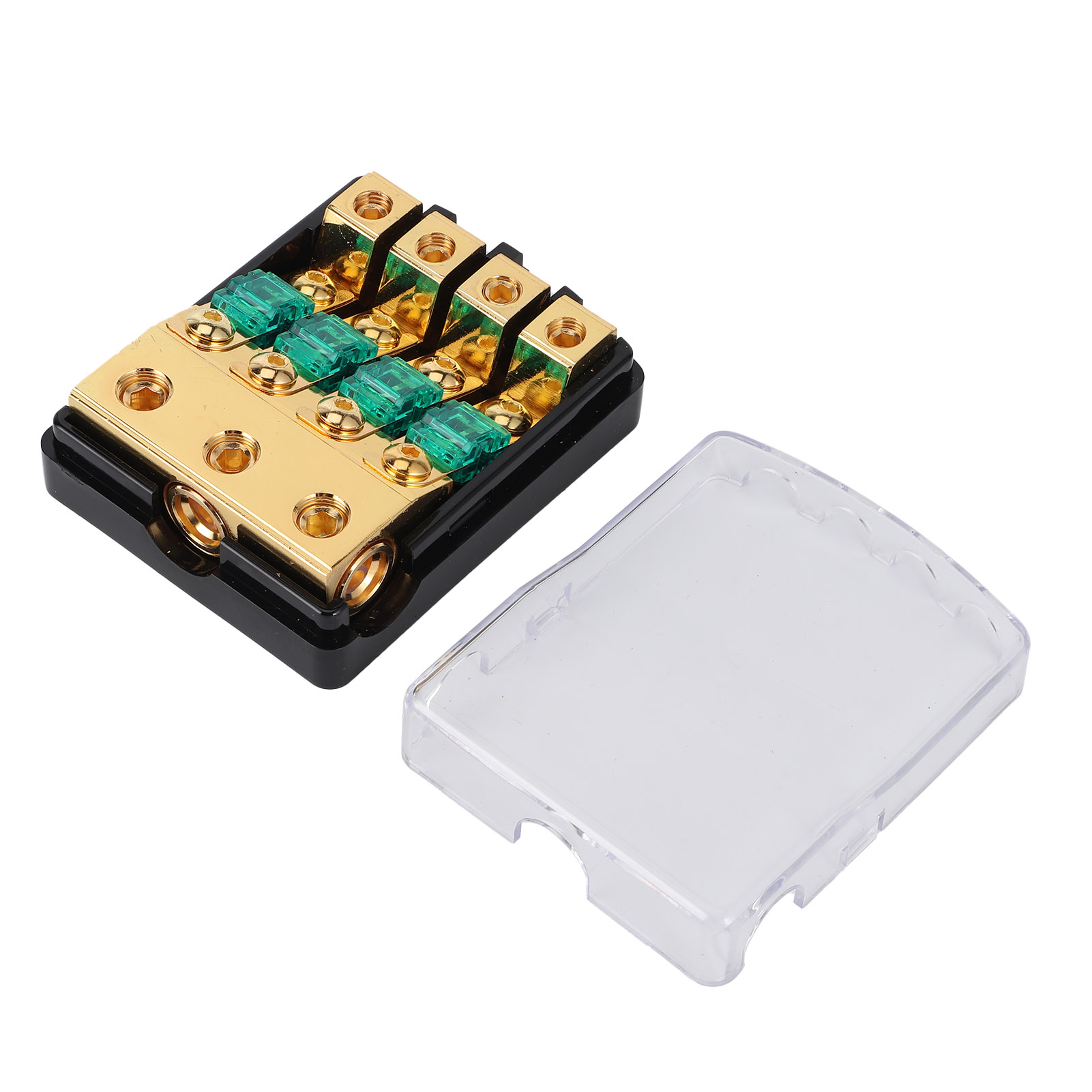 1 Kupfer-sicherungskasten 0/4 Awg Bis 4/8 Awg 4 Eingänge 1 Ausgang Für Autos, Lkws, Boote