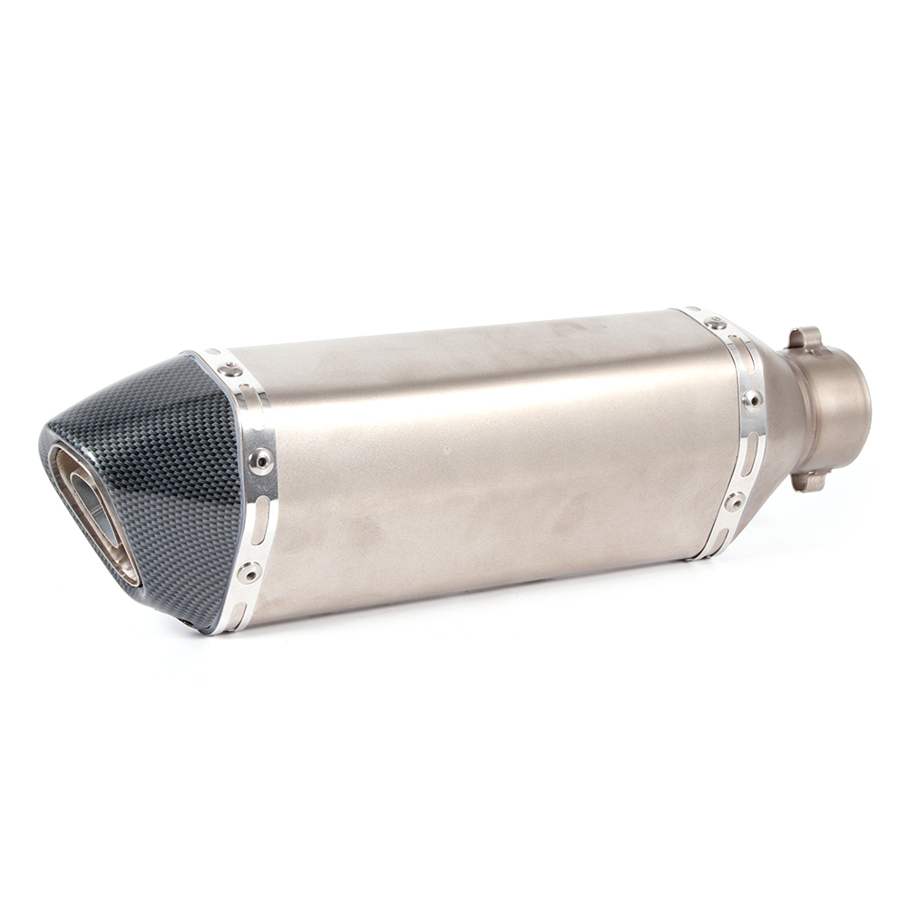 Universeller 51-mm-/2,0-zoll-motorradschalldämpfer, Modifiziertes Auspuffrohr Zur Individuellen Anpassung, Ersatzteil Aus Stahl