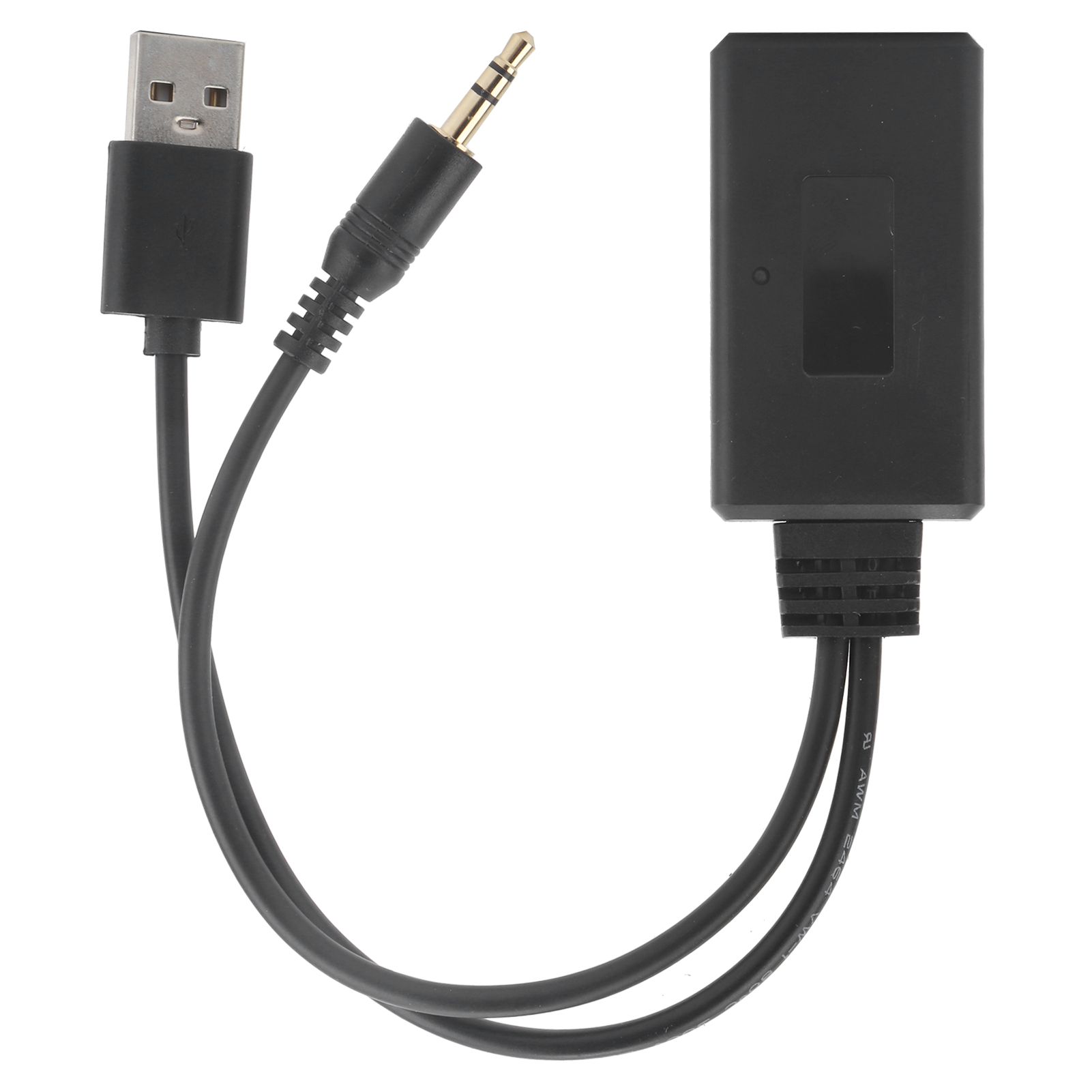 Kabelloser Bluetooth 5.0 Autoradio-adapter, 3,5-mm-aux-musikempfänger + 5v/12v-usb-anschluss, Freisprecheinrichtungsanschluss