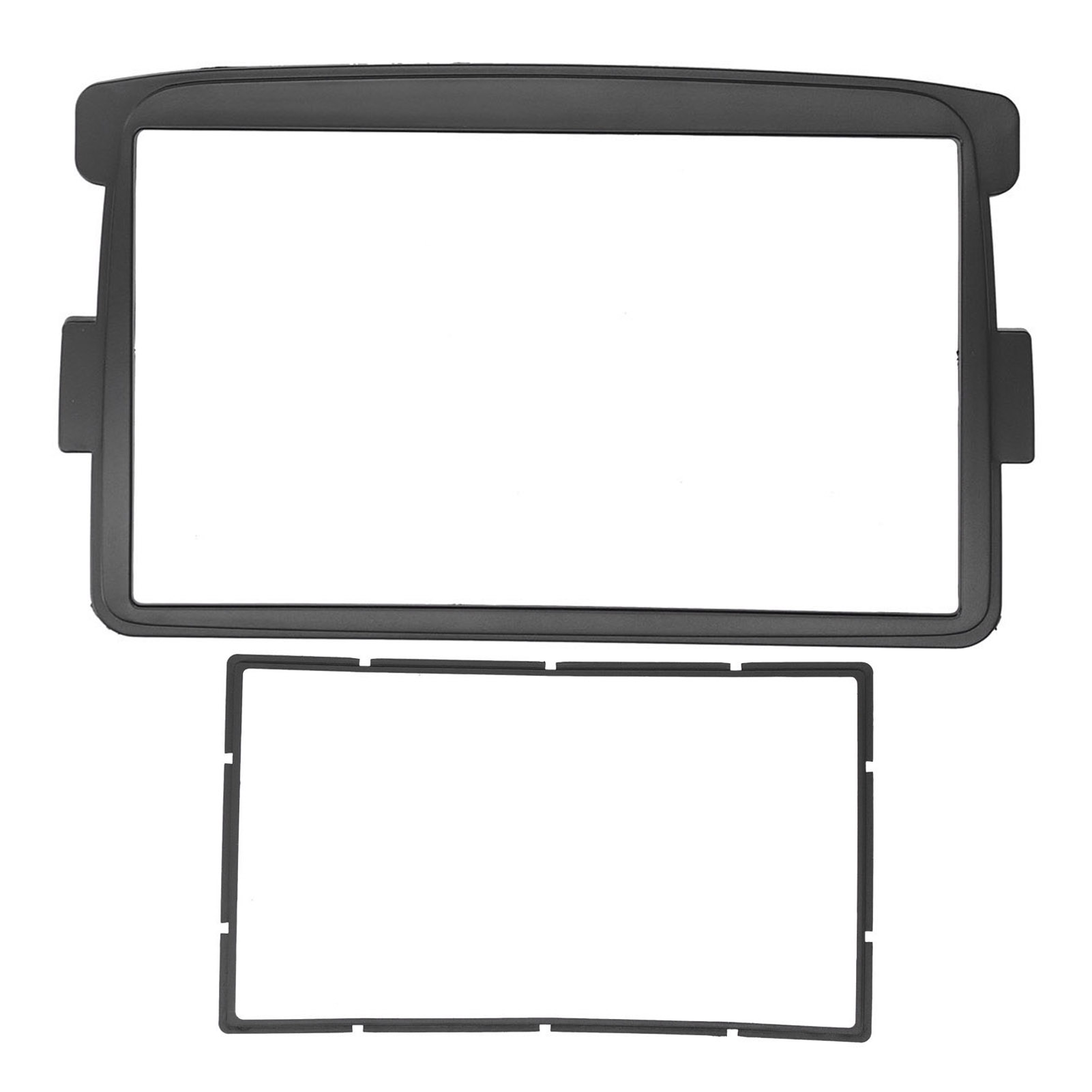 Einbausatz Für 2-din-autoradio Im Renault Duster (2012–2014), Mittelkonsolenblende Mit Adapterrahmen Für Gps/dvd/radio-einbau