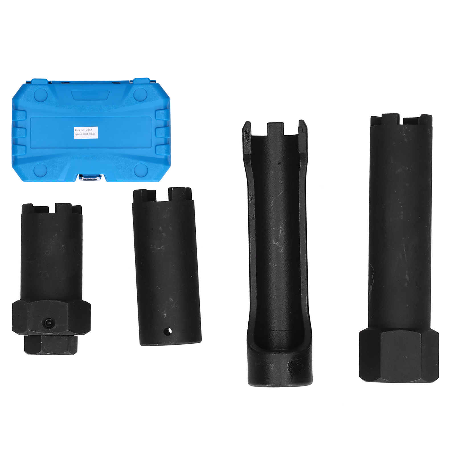 4-teiliger Einspritzdüsen-steckschlüsselsatz (25 Mm / 27 Mm / 29 Mm / 30 Mm) – Ausbauwerkzeug Für Die Kfz-wartung