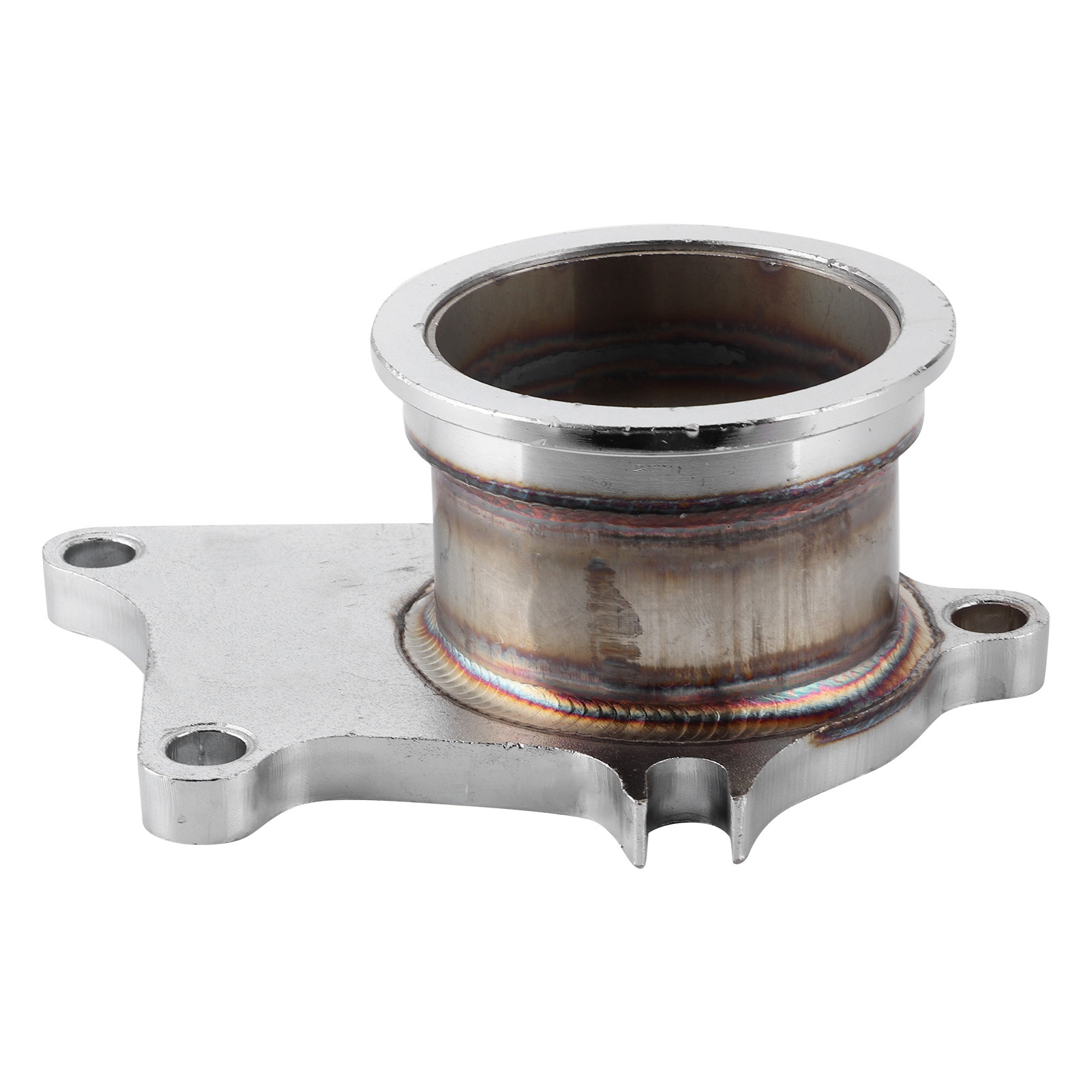 5 Turbo-downpipe-flansche Mit 2,5-zoll-v-band-adapter, Edelstahl, Kompatibel Mit T3/t4