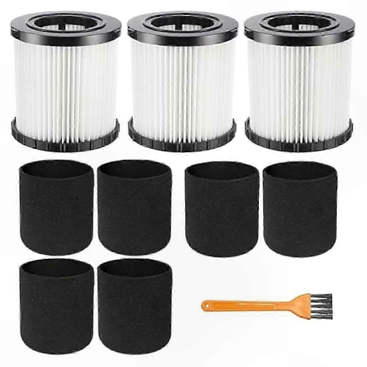3er-pack Hepa-filter Für 20-v-nass-/trockensauger, Inklusive Schaumstoffhüllen