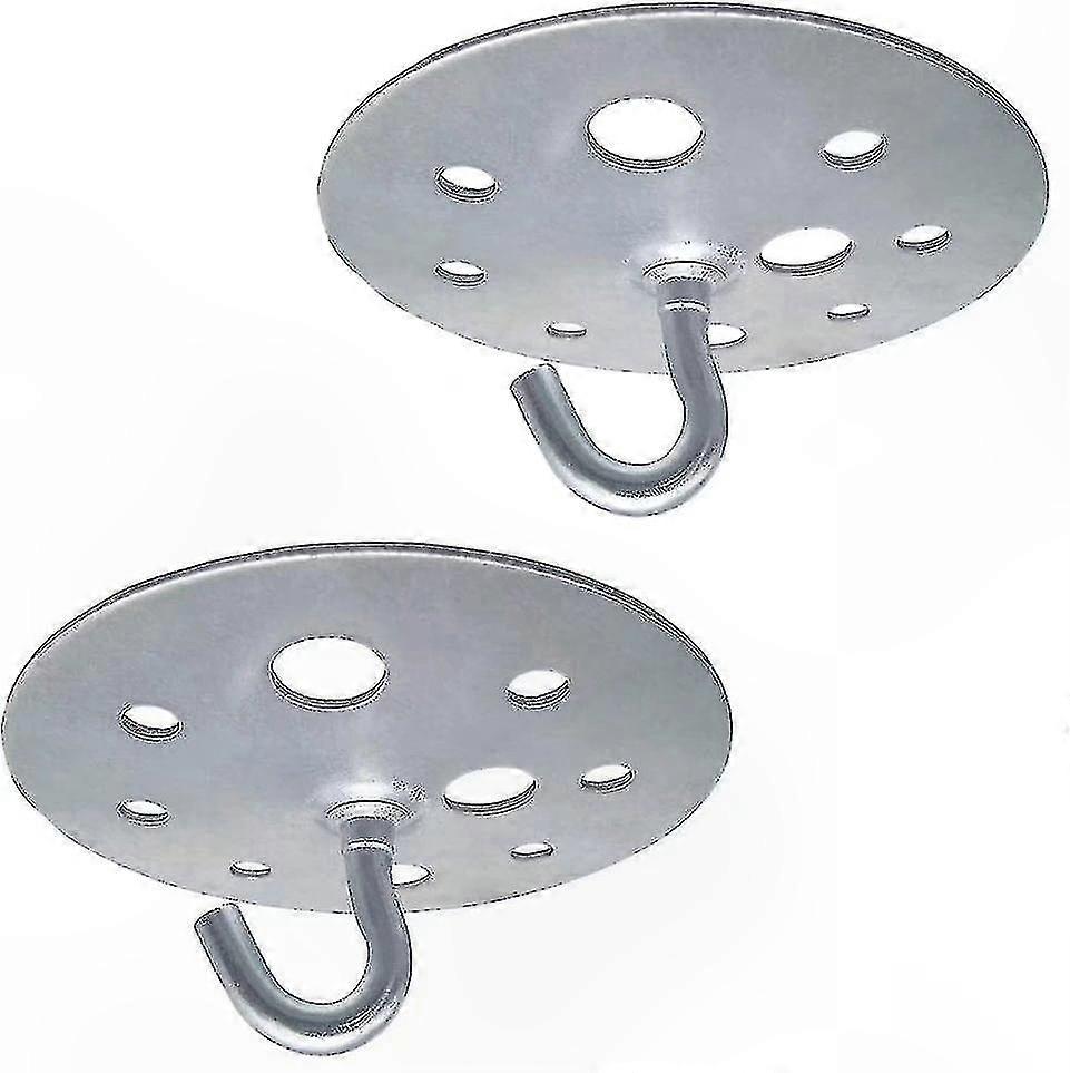 Runder Deckenhaken (90 Mm) Für Kronleuchter, 2er-pack, Robuste Metallbasis, Langlebige Befestigung