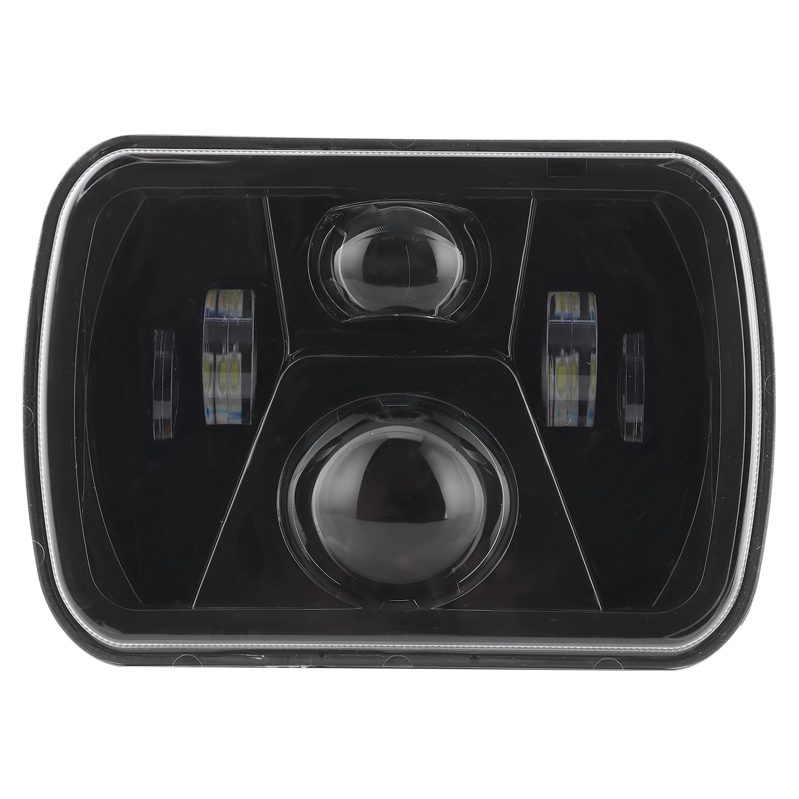 7-zoll-h4-led-projektorscheinwerfer (quadratisch), Hohe Helligkeit, 12–24 V, Passend Für Wrangler Yj