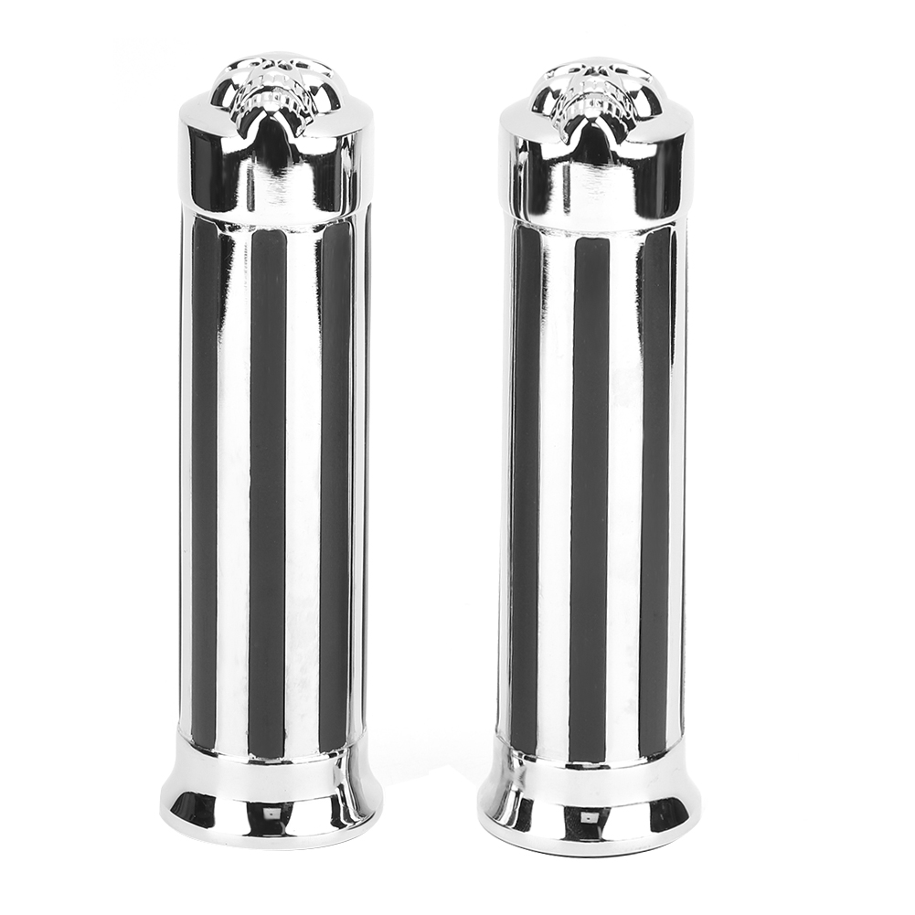25-mm-lenkergriffe Aus Aluminium Für Yamaha, Totenkopf-design, Motorrad-modifikationsteil