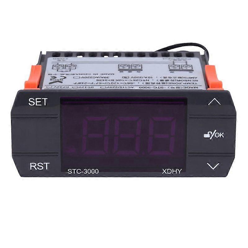 Digitalthermostat -3000, 110–220 V, 30 A, Temperaturregler, Präziser Regler Für Heizung Und Kühlung, Digitalanzeige, Für Industrie Und Haushalt