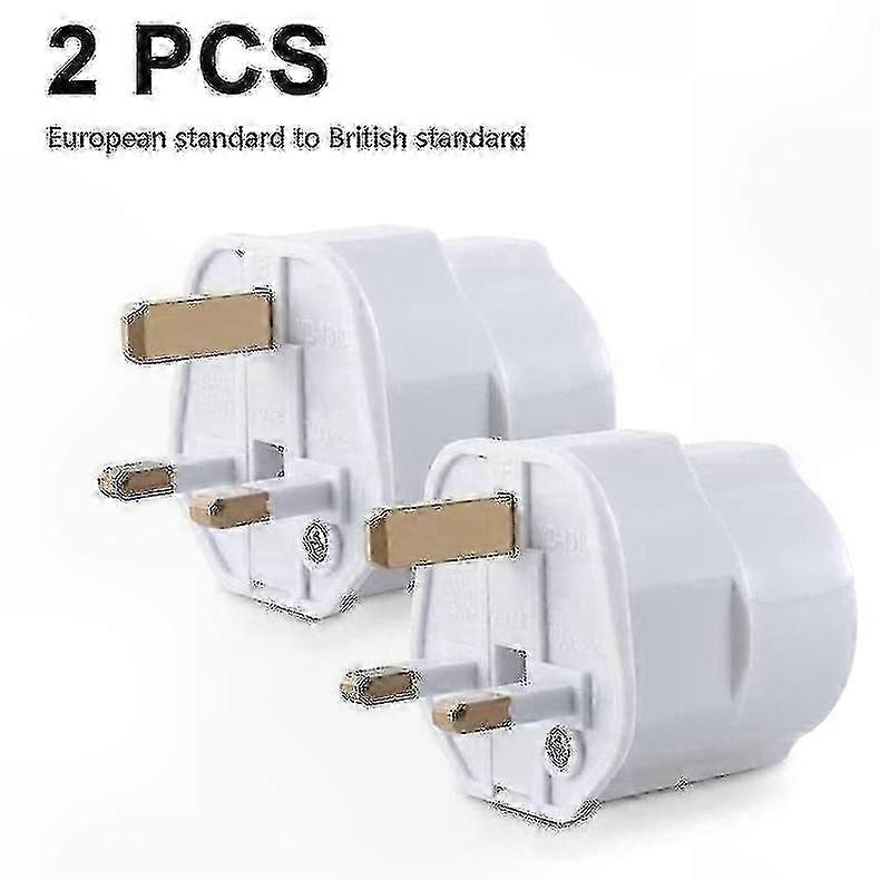 2-teiliger Internationaler Reiseadapter, Universeller Eu-stecker-auf-europäischer-stecker-konverter, Reiseladegerät Für Elektronische Geräte, Kompakt Und Tragbar, Ideal Für Reisen Ins Ausland