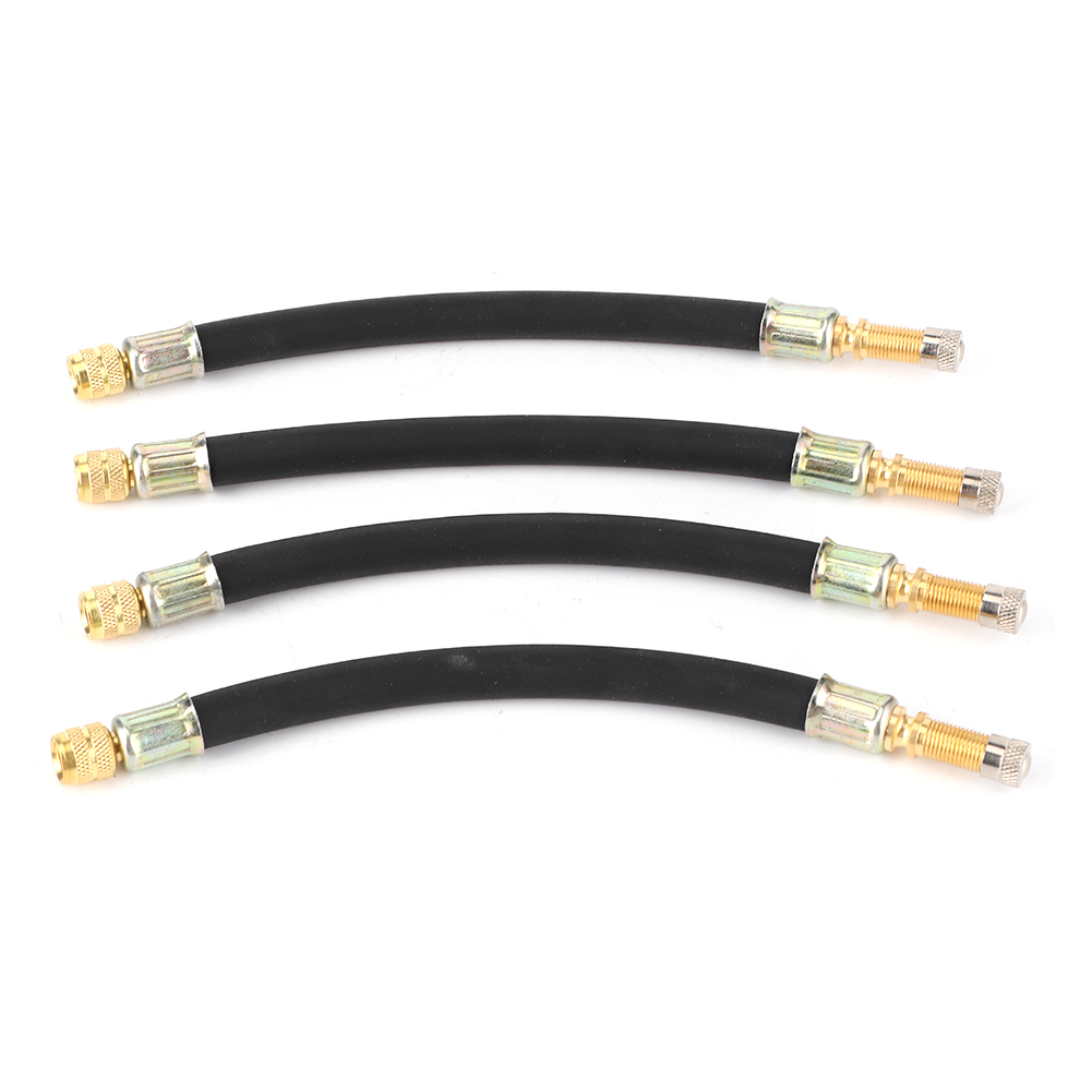 4 Flexible Reifenventiladapter, 190 Mm Universelle Aufblasverlängerung Für Autos