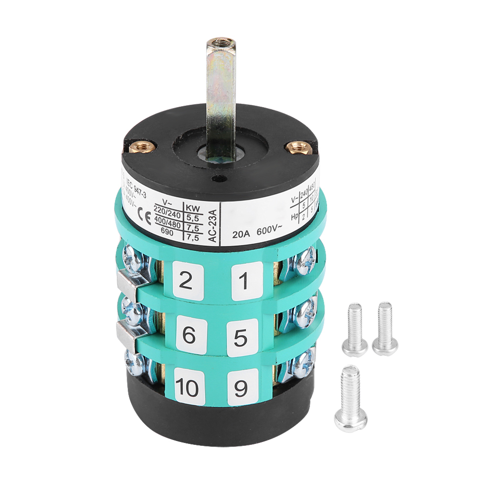 20-a-schalter Für 220-v-/380-v-reifenwechslermotor, Richtungsumkehrer Mit Fußpedal Für Drehtisch.