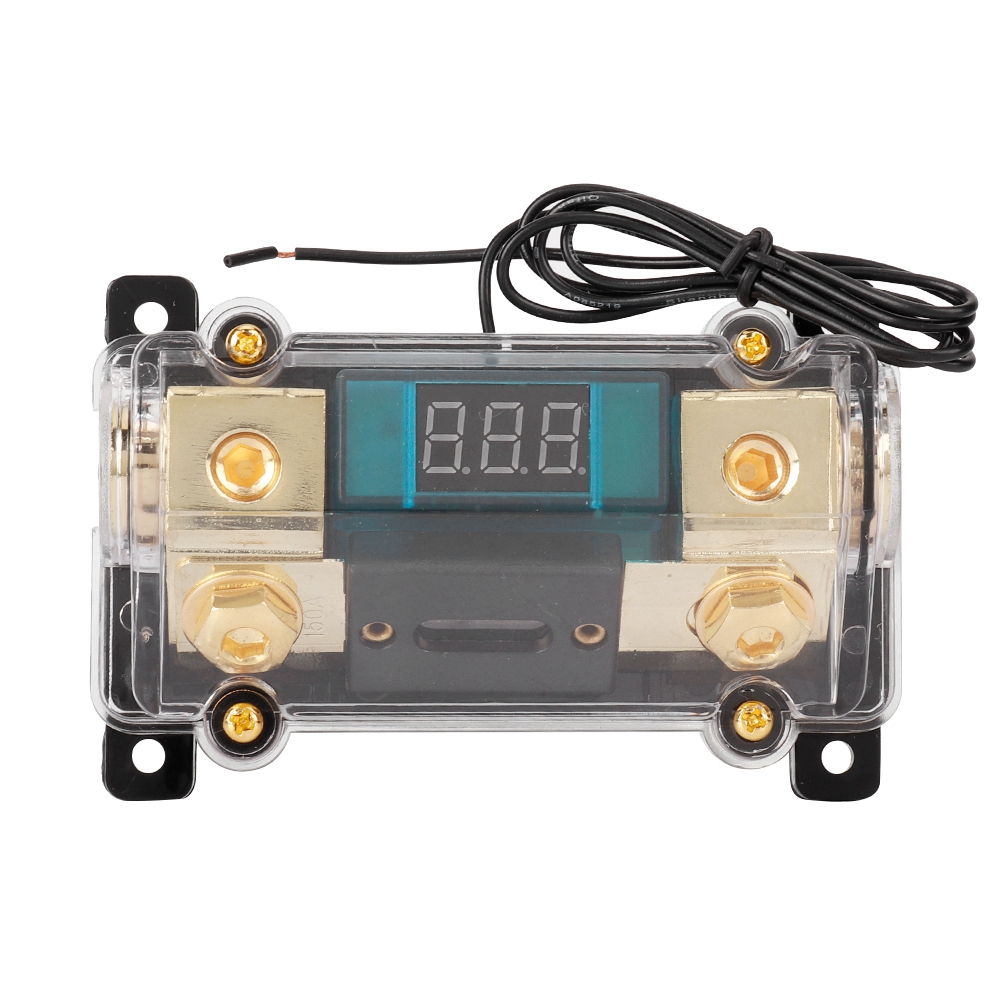 Digitaler Sicherungsverteilerkasten Für Autoradio (150 A) – Stereo-sicherungshalter Mit Digitalanzeige
