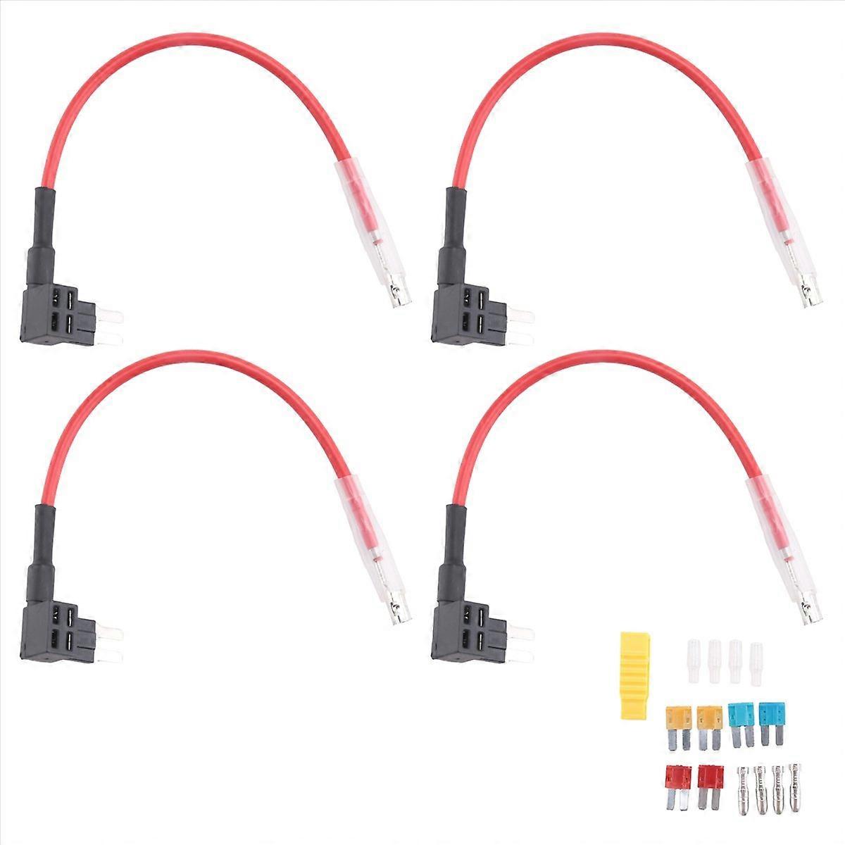 4-teiliger Micro2-sicherungsadapterstecker (12 V–24 V) Mit Hinterer Stifthalterung